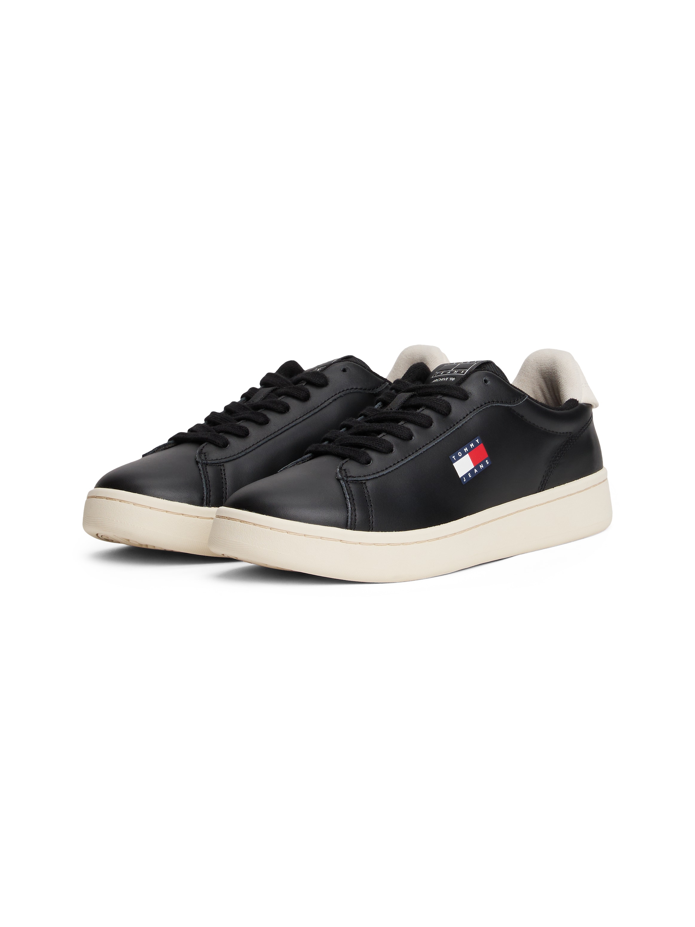 Tommy Jeans Baskets à plateforme »ARCHIVE' 98«  chaussure de loisirs, chaussure basse, à lacets avec garniture contrastée au talon