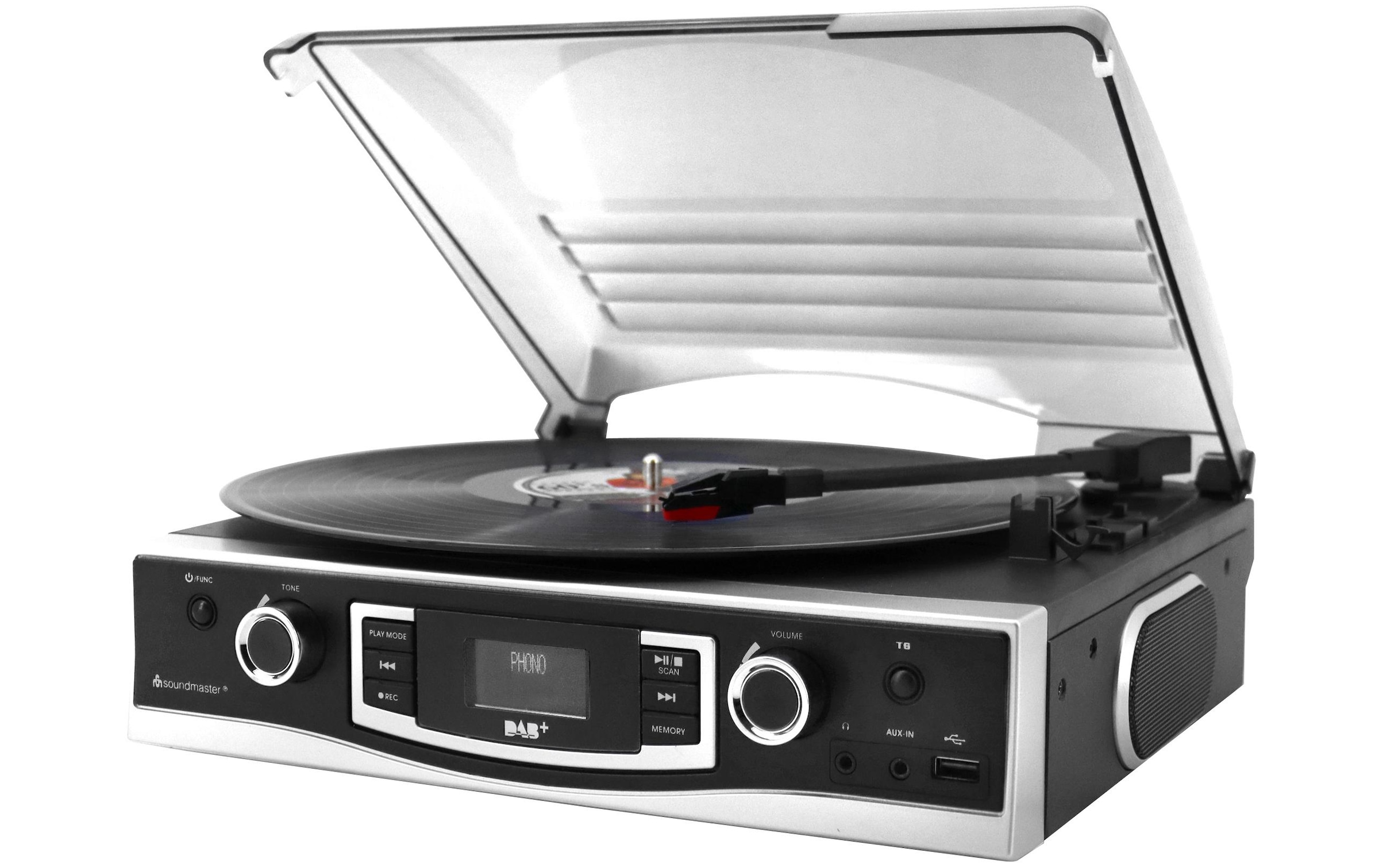 Soundmaster Plattenspieler »PL590SW Schwarz«