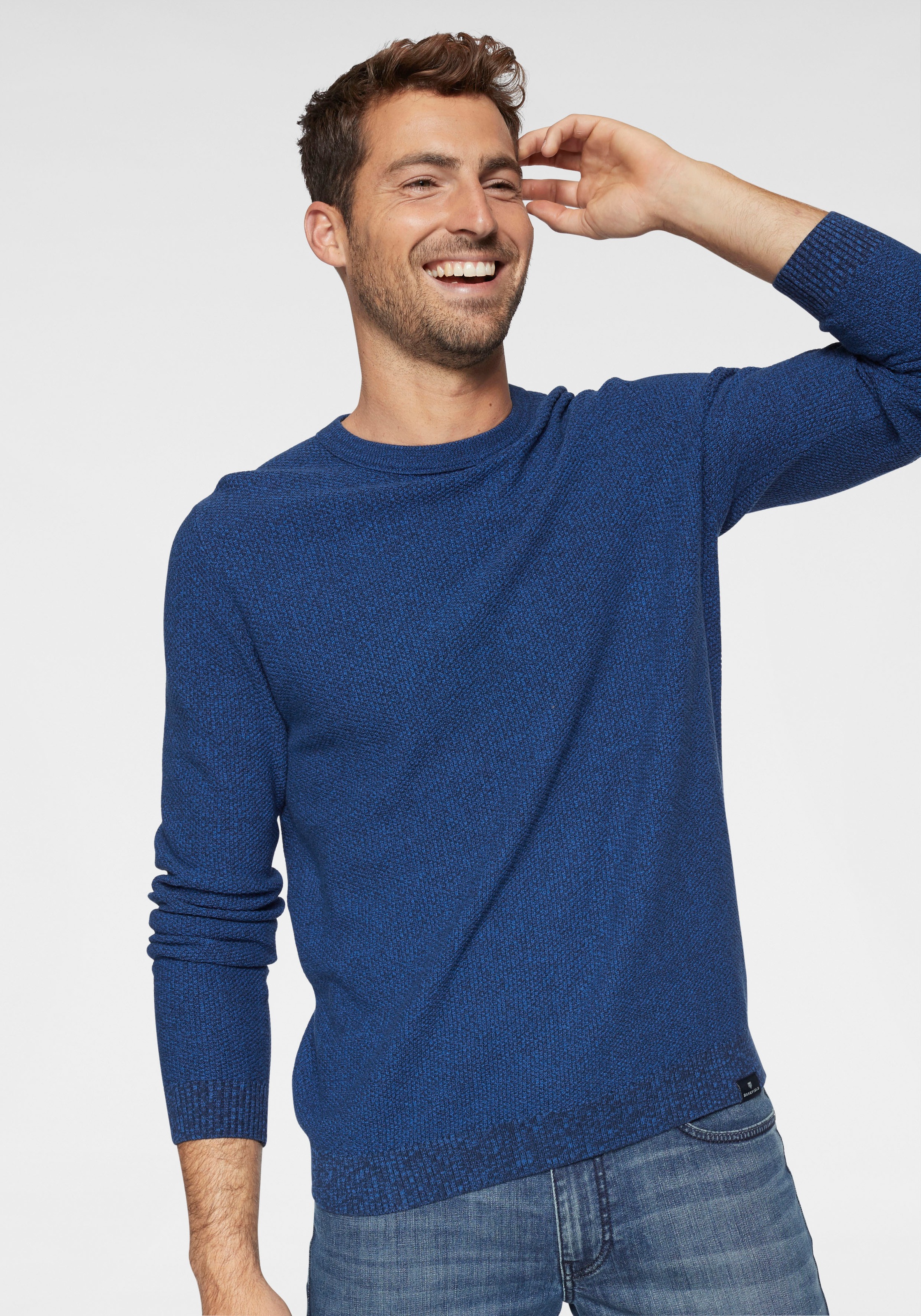 Image of BASEFIELD Rundhalspullover, in weicher Strickqualität bei Ackermann Versand Schweiz
