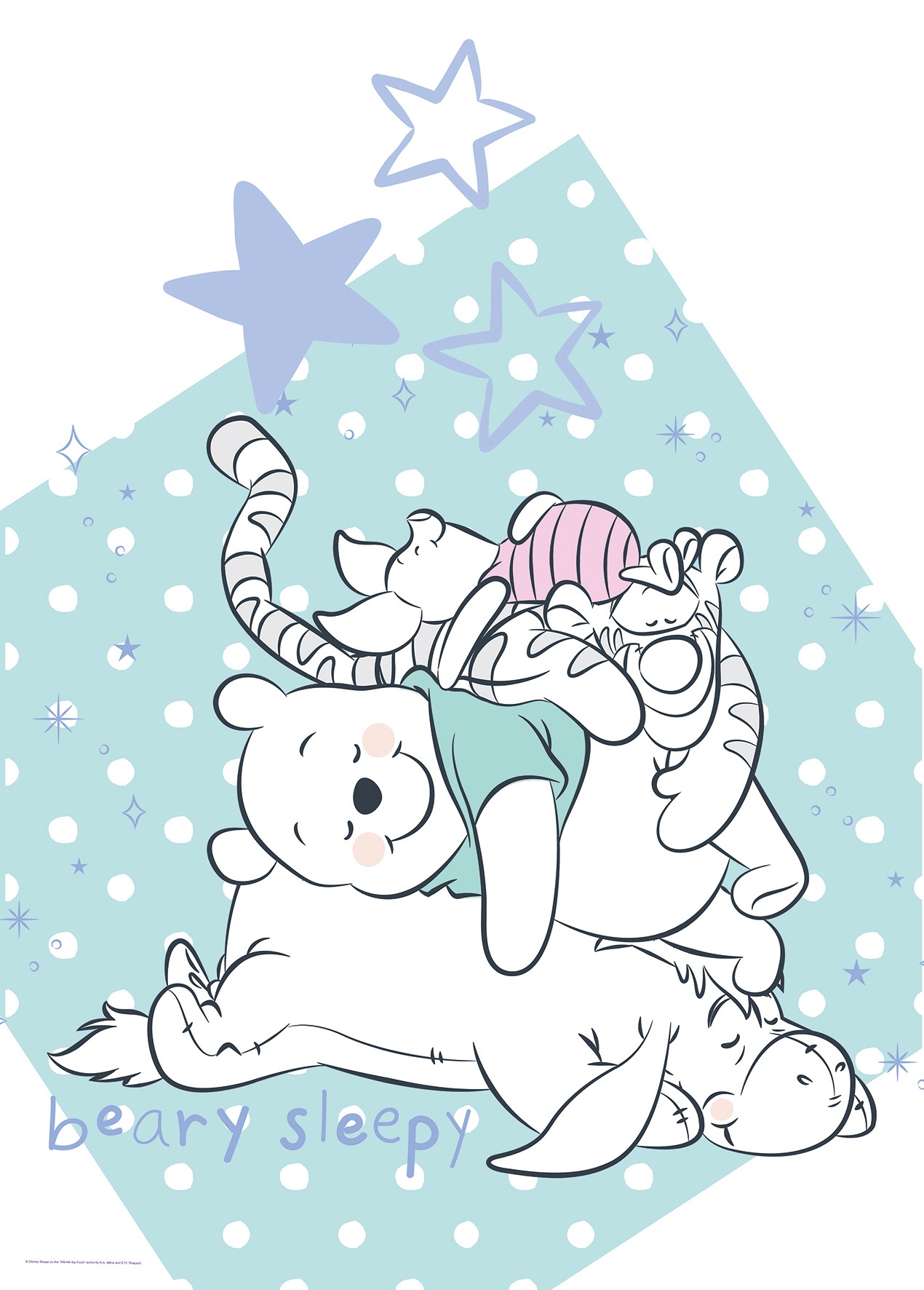 Image of Komar Poster »Winnie Pooh Beary Sleepy«, Disney bei Ackermann Versand Schweiz