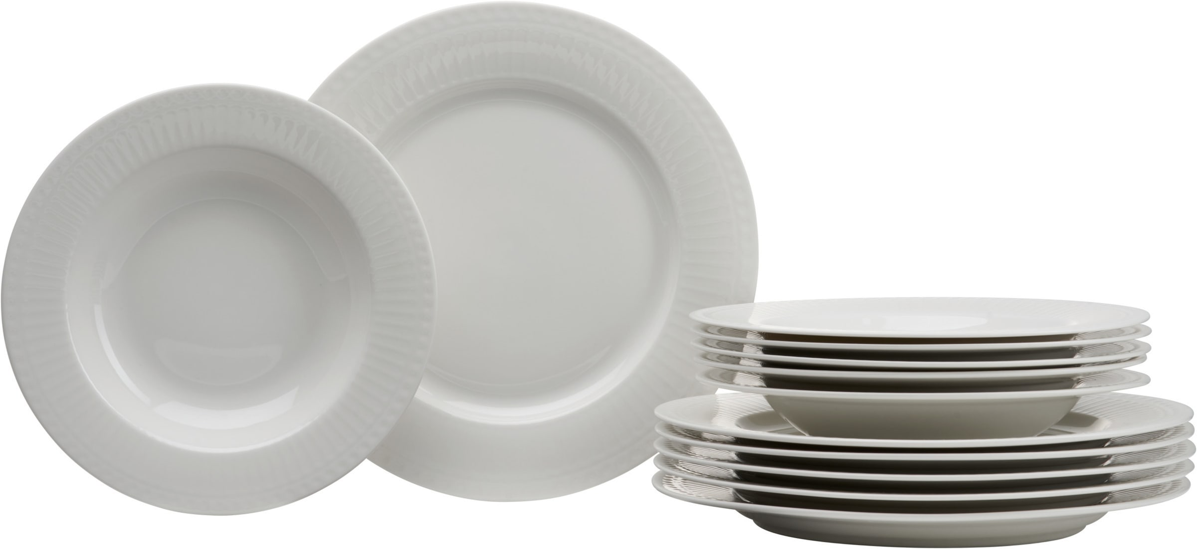 Image of Ritzenhoff & Breker Tafelservice "Sofia" Teller Set, Reliefdekoration