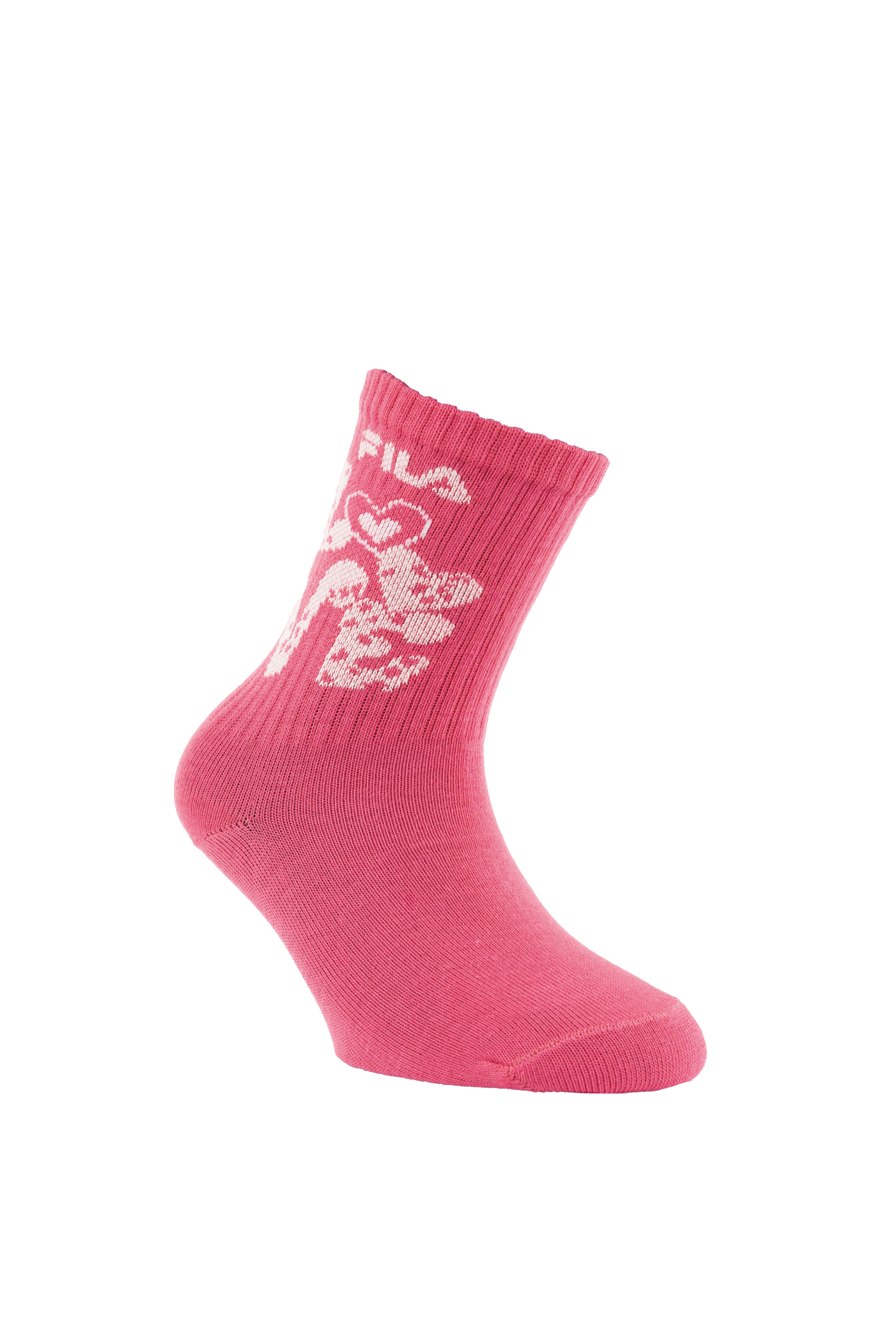 Fila Chaussettes 6 paires,  avec large bord-côte, mélange coton, motif Love