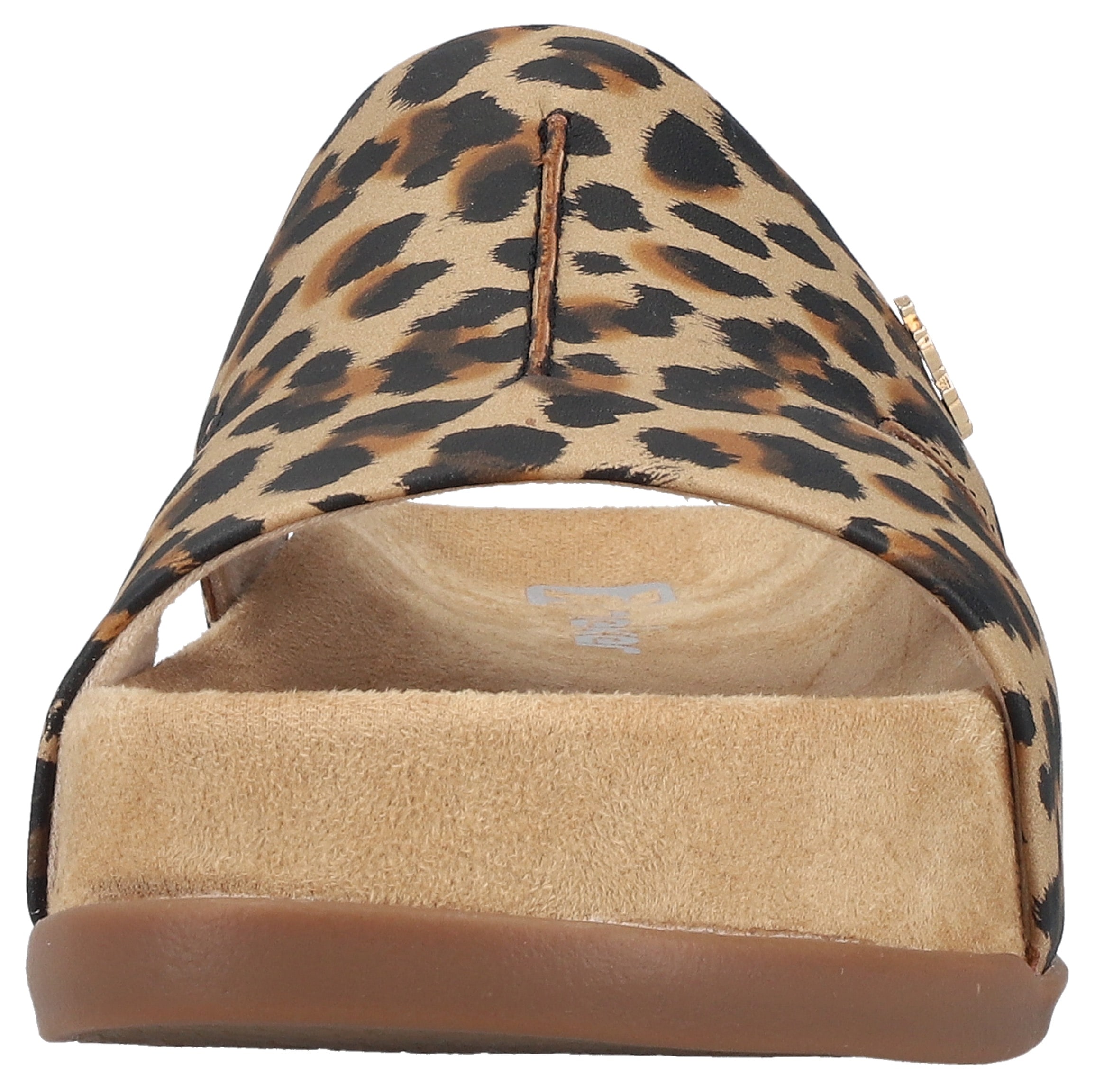 Rieker Pantolette  chaussure d’été, chaussure de plage, chaussure de vacances en look léopard