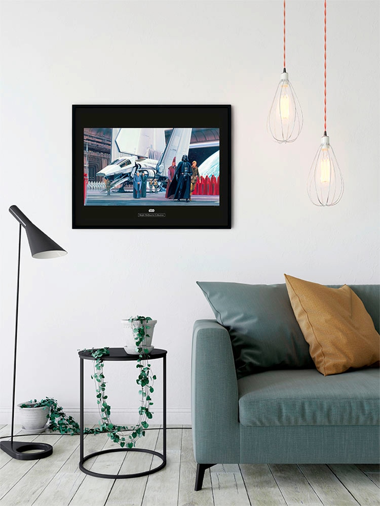 Komar Bild »Star Wars Classic RMQ Death Star Shuttle Dock«, Star Wars, (1 St.), Wandbild zur Dekoration im Kinderzimmer - ohne Rahmen