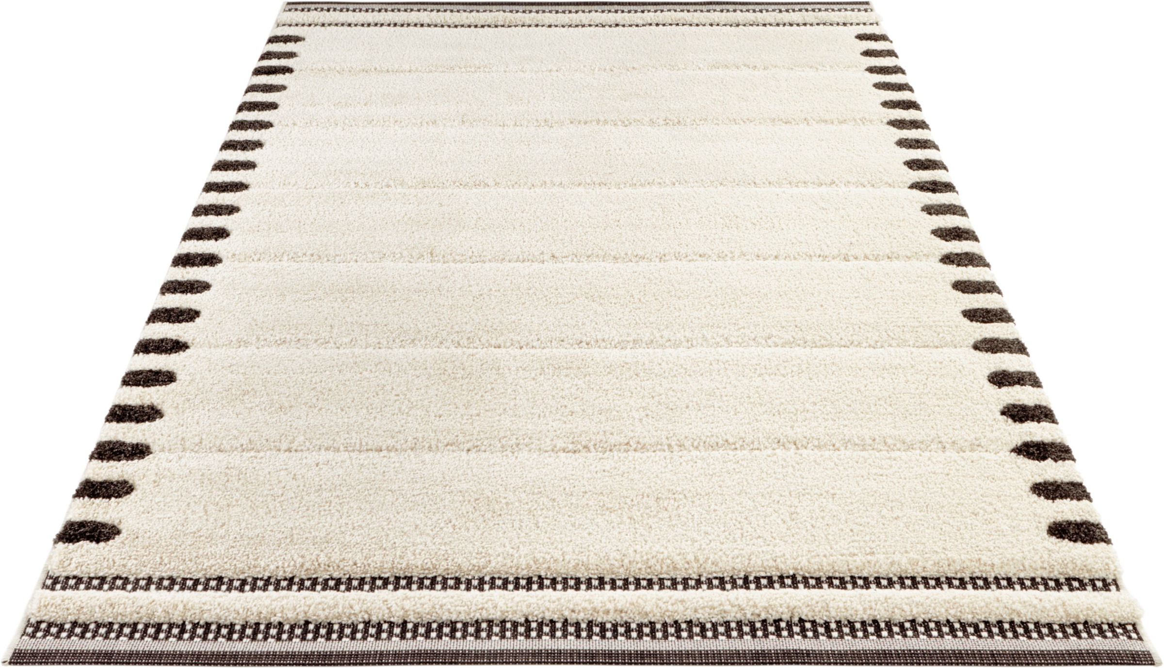 Image of MINT RUGS Designteppich »Cassidy«, rechteckig, 22 mm Höhe, Hoch-Tief Struktur, sehr weicher Flor, Wohnzimmer, Schlafzimmer, Robust, Pflegeleicht, ringsum gekettelt bei Ackermann Versand Schweiz