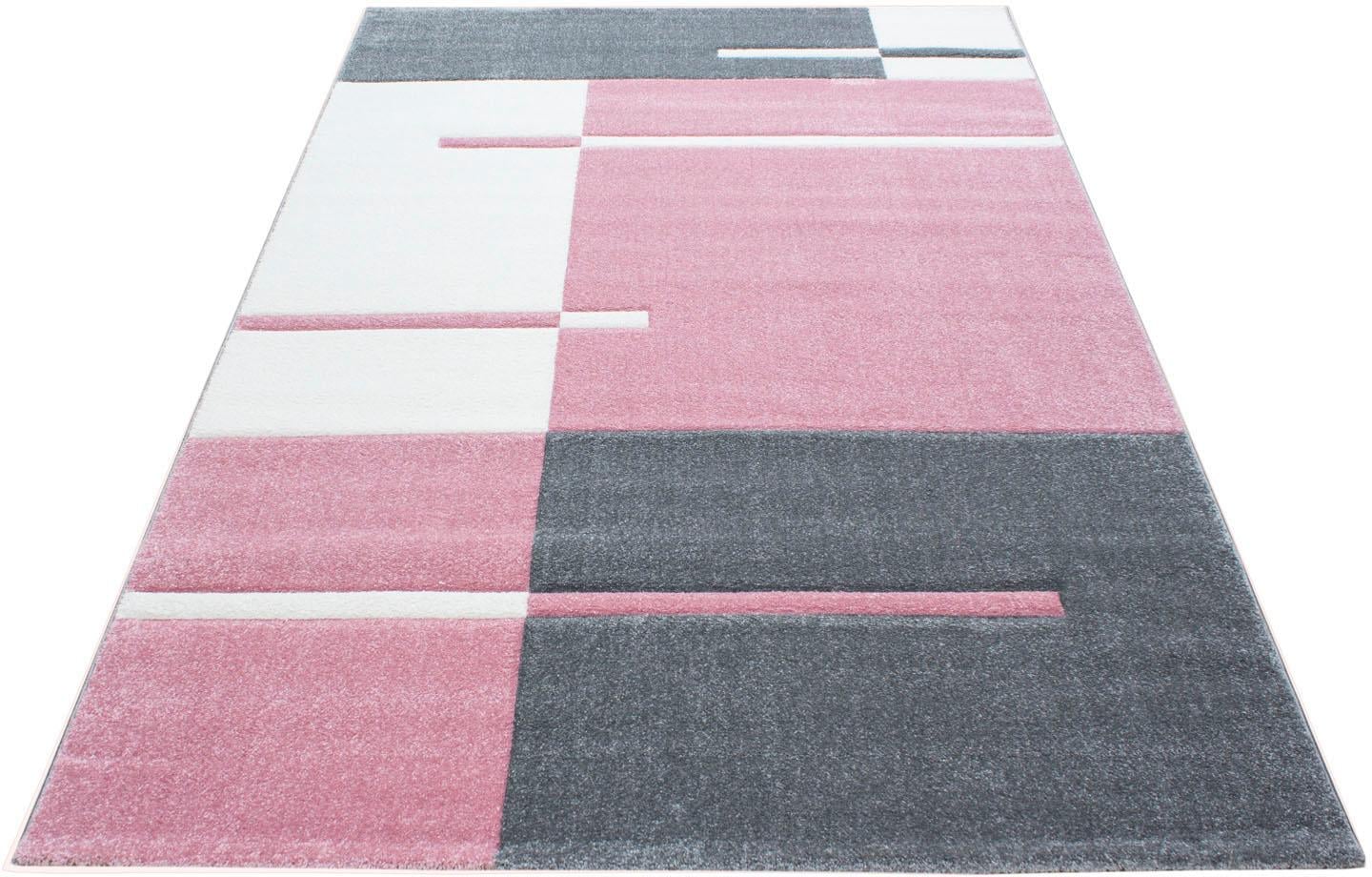 Ayyildiz Teppiche Teppich »Hawaii 1310« rechteckig 13 mm Höhe Läufer, handgearbeiteter Konturenschnitt, Wohnzimmer