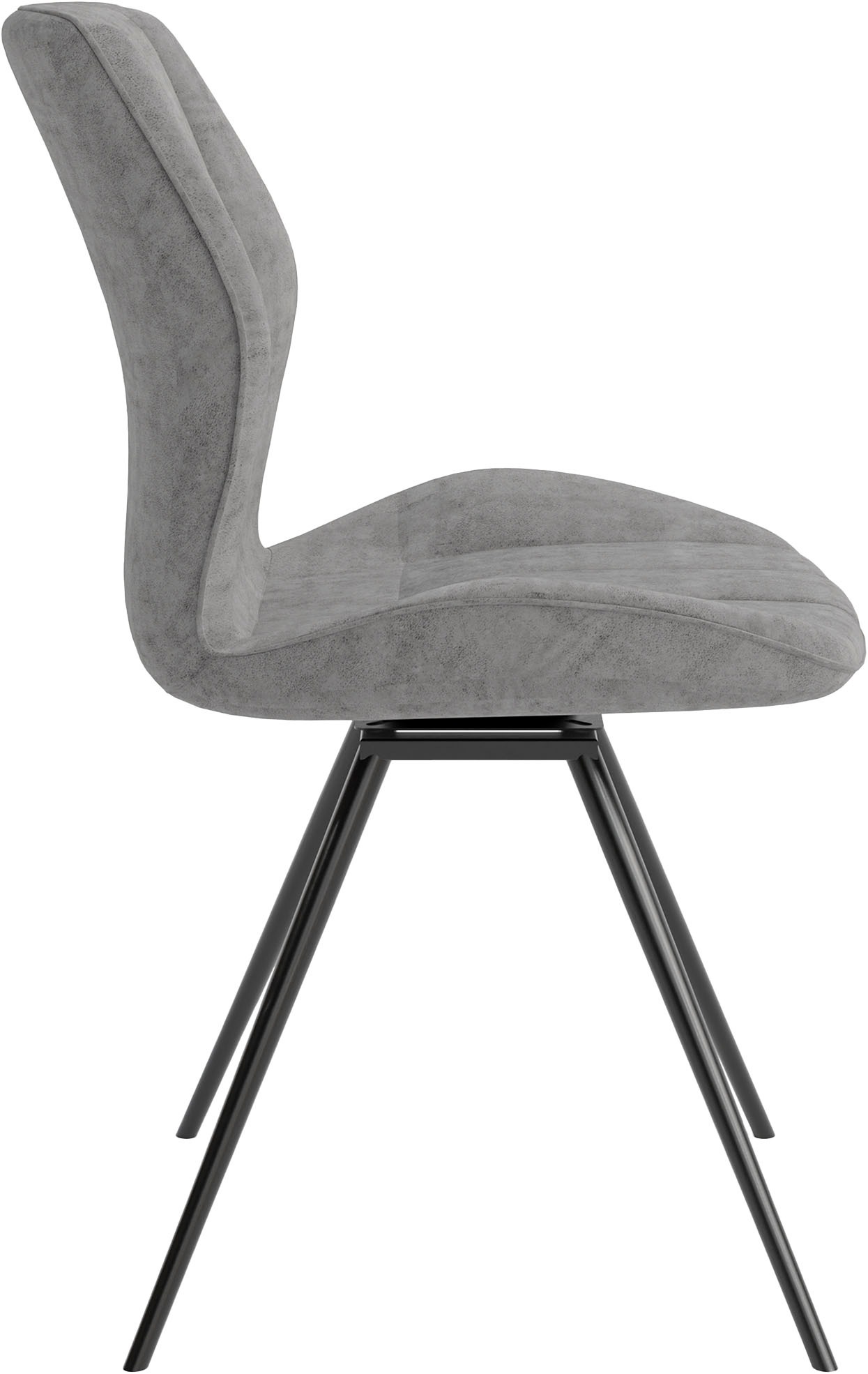 byLIVING Esszimmerstuhl »Manhattan 2er-Set«, (Set), 2 St., Microfaser VINTAGE, drehbarer Stuhl mit modernem Mikrofaserbezug