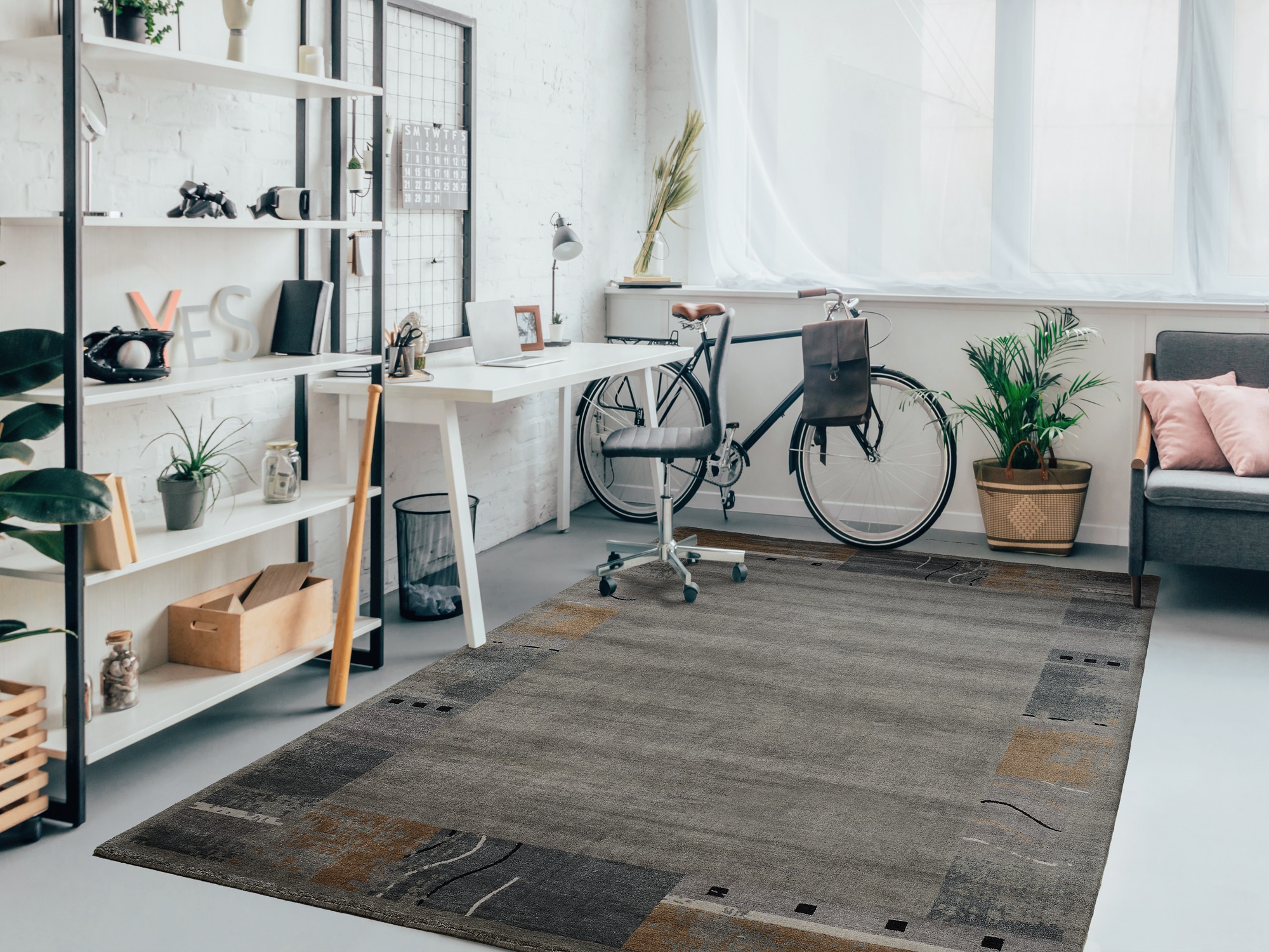 OCI DIE TEPPICHMARKE Teppich »AWARD ULKA« rechteckig 10 mm Höhe handgeknüpft, echter Design Teppich aus Nepal. 100% Naturfaser