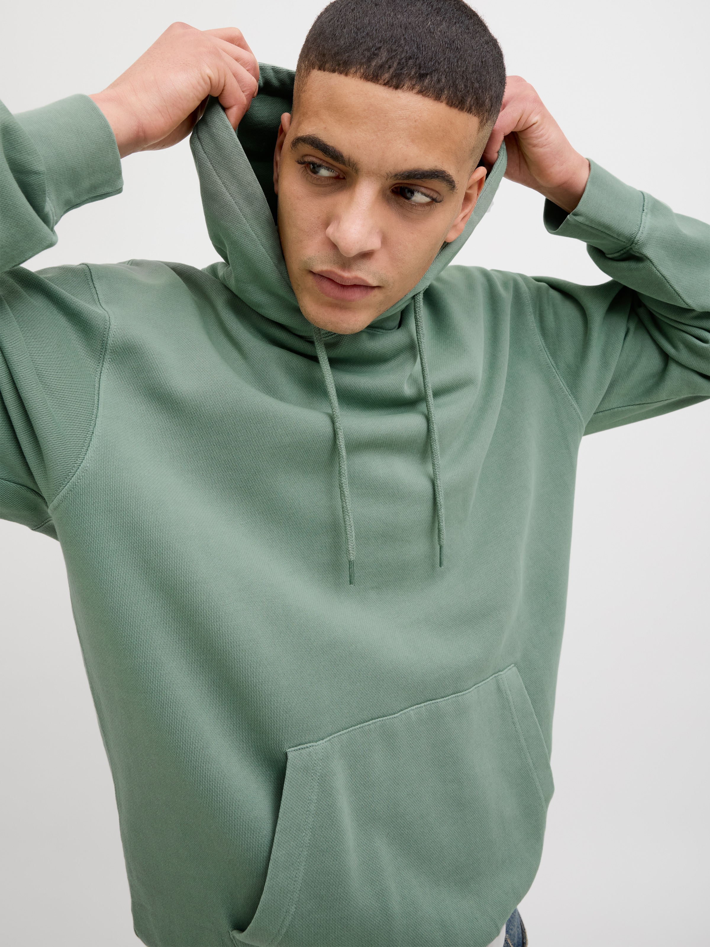 Jack & Jones Kapuzensweatshirt »JJECHARGE FADED SWEAT HOOD NOOS«, mit Kapuze