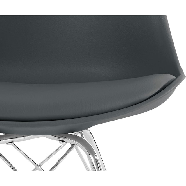 Homexperts Esszimmerstuhl »Ursel 03«, (Set), 2 St., Kunstleder, Sitzschale  mit Sitzkissen in Kunstleder kaufen