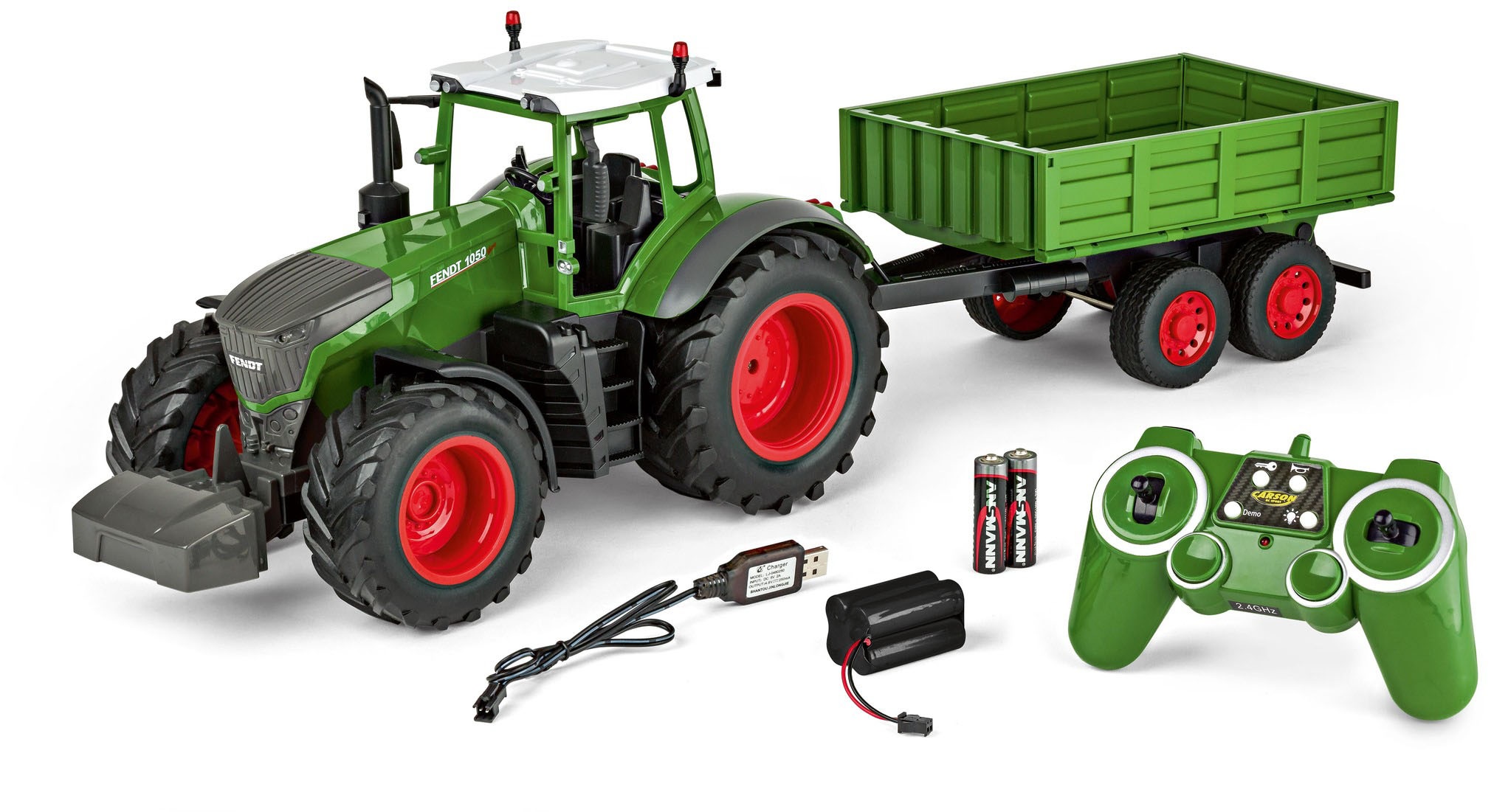 Image of CARSON RC-Traktor »Traktor mit Anhänger, 1:16, RTR« bei Ackermann Versand Schweiz