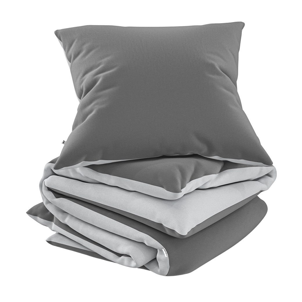 Wolkenfeld Bettwäsche »Allergiker Bettwäsche, unfassbar weich« 2 Stk. tlg. 135x200 cm, 155x220 & Übergrössen I inkl. Kissenbezüge 80x80 I 2-farbig