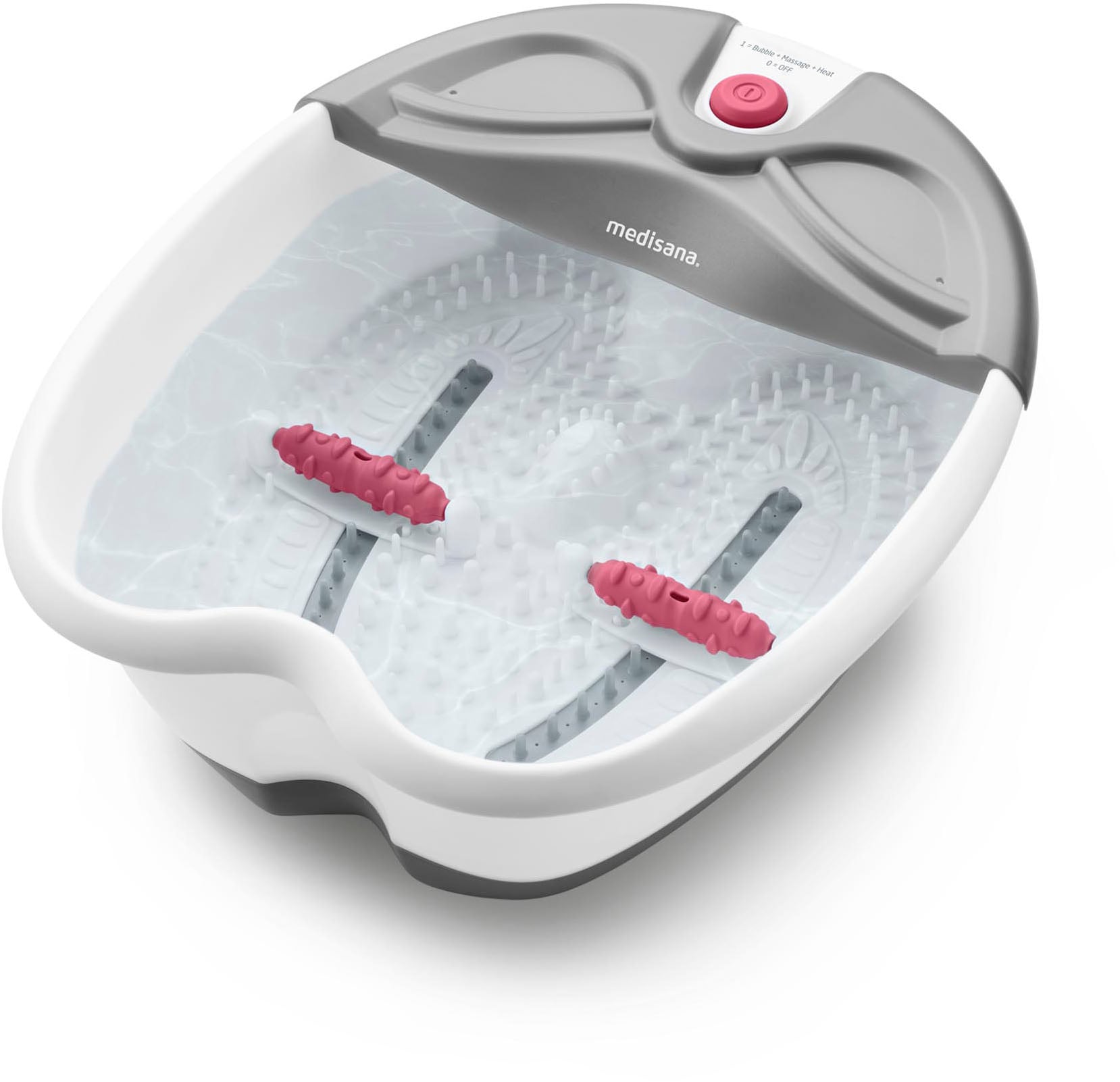Image of Medisana Fussbad "FS 300" Set, 3-tlg., Sprudel- und Vibrationsmassage, Reflexzonenmassage
