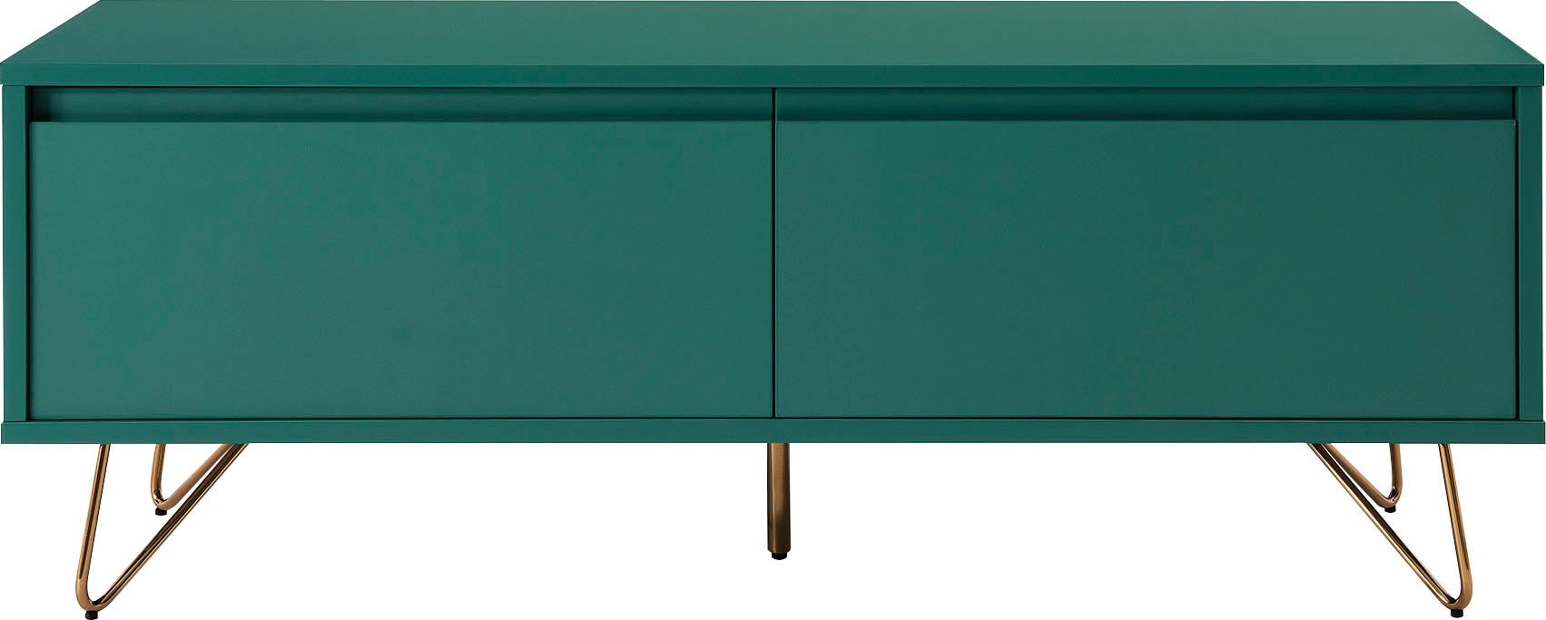 Image of SalesFever Lowboard "Bolton - TV-Kommode in schlichter Eleganz" Kommode, Haarnadelbeine aus Metall mit Messinglegierung