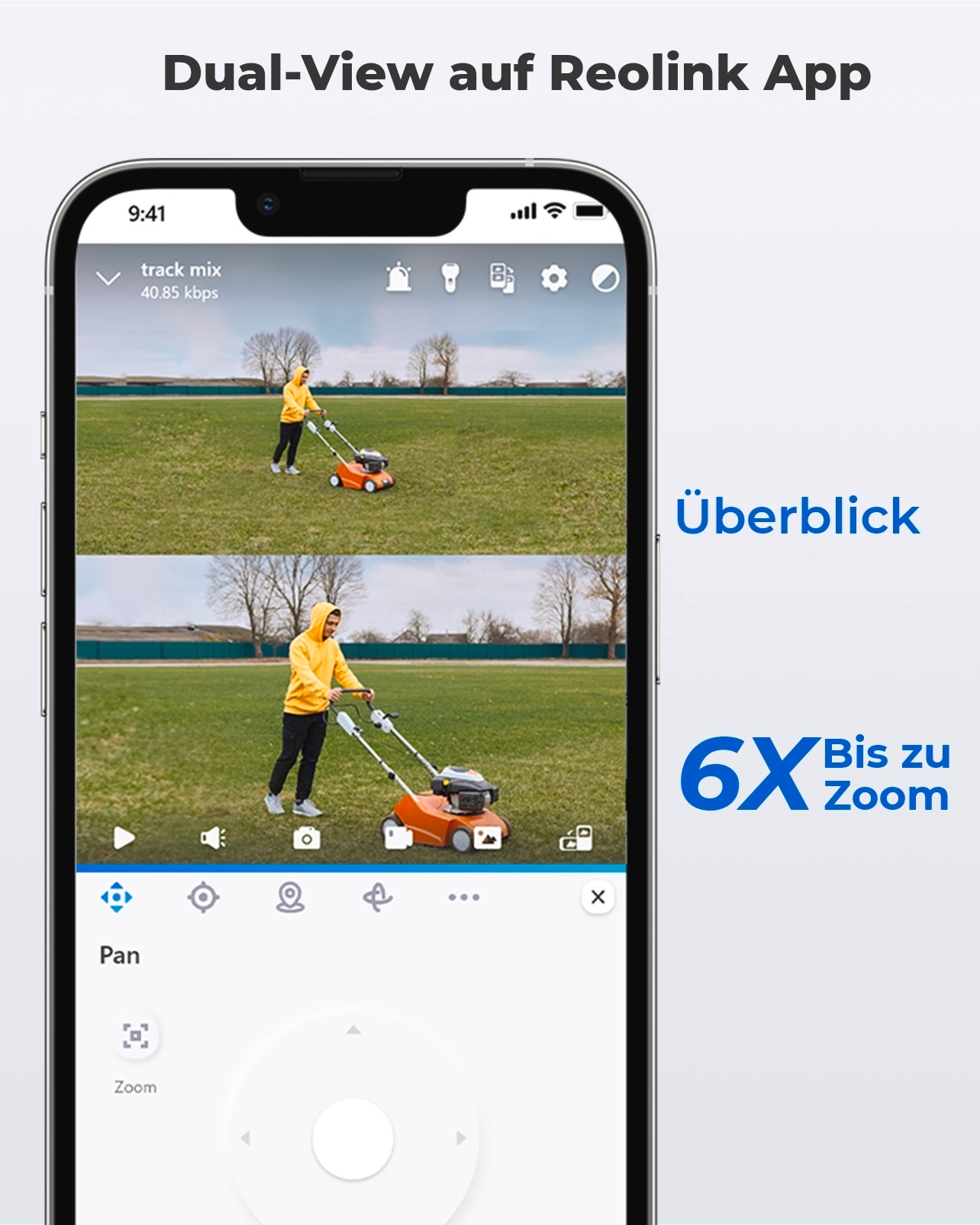 Überwachungskamera »Trackmix Series W760 WiFi-Outdoor«, Aussenbereich