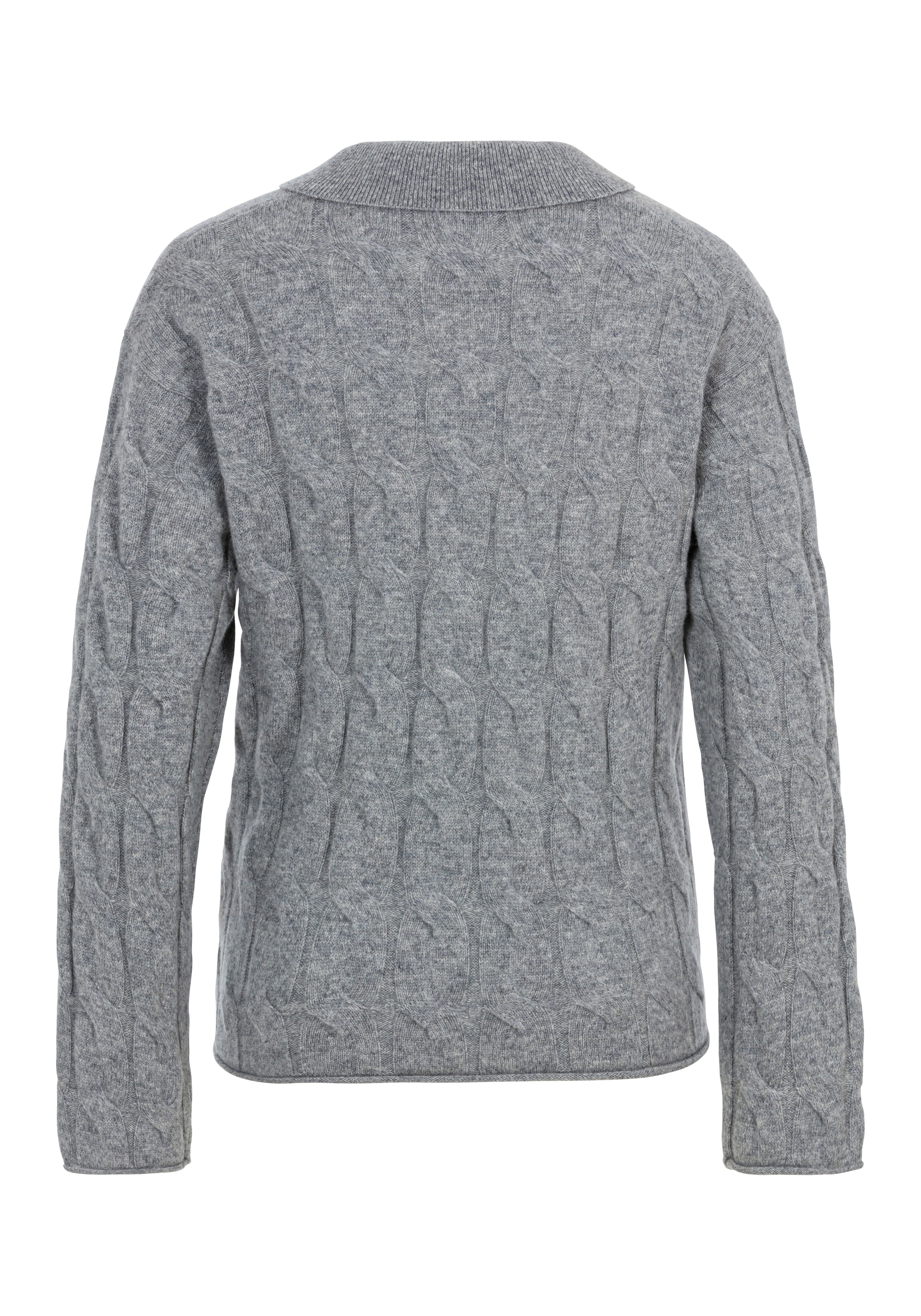Tommy Hilfiger Polokragenpullover »SOFT WOOL CABLE POLO SWEATER«, mit Kragen & Knopfleiste, Zopfmuster allover