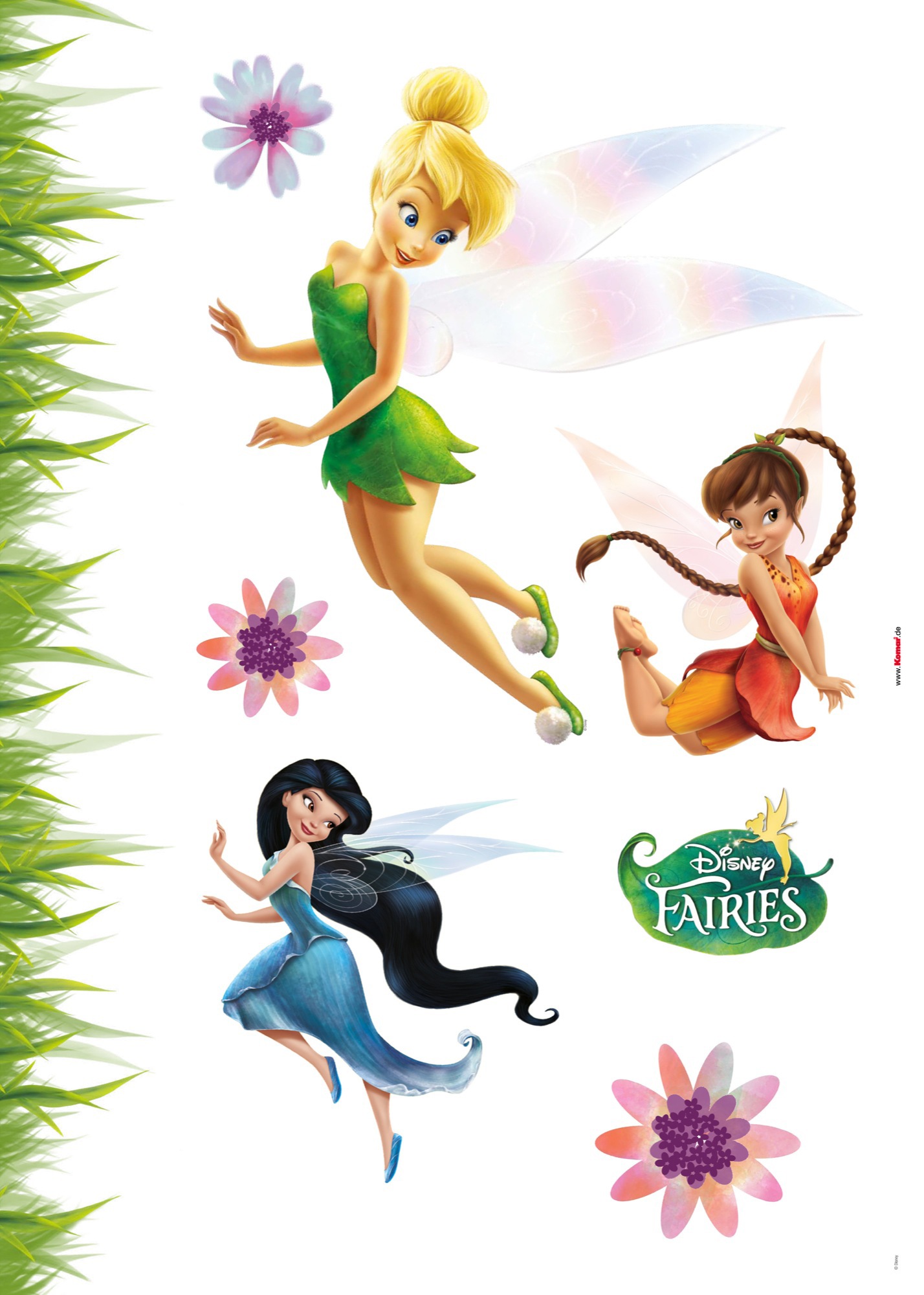 Image of Komar Wandtattoo »Fairies«, (Set, 8 St.), selbstklebend, rückstandslos abziehbar bei Ackermann Versand Schweiz