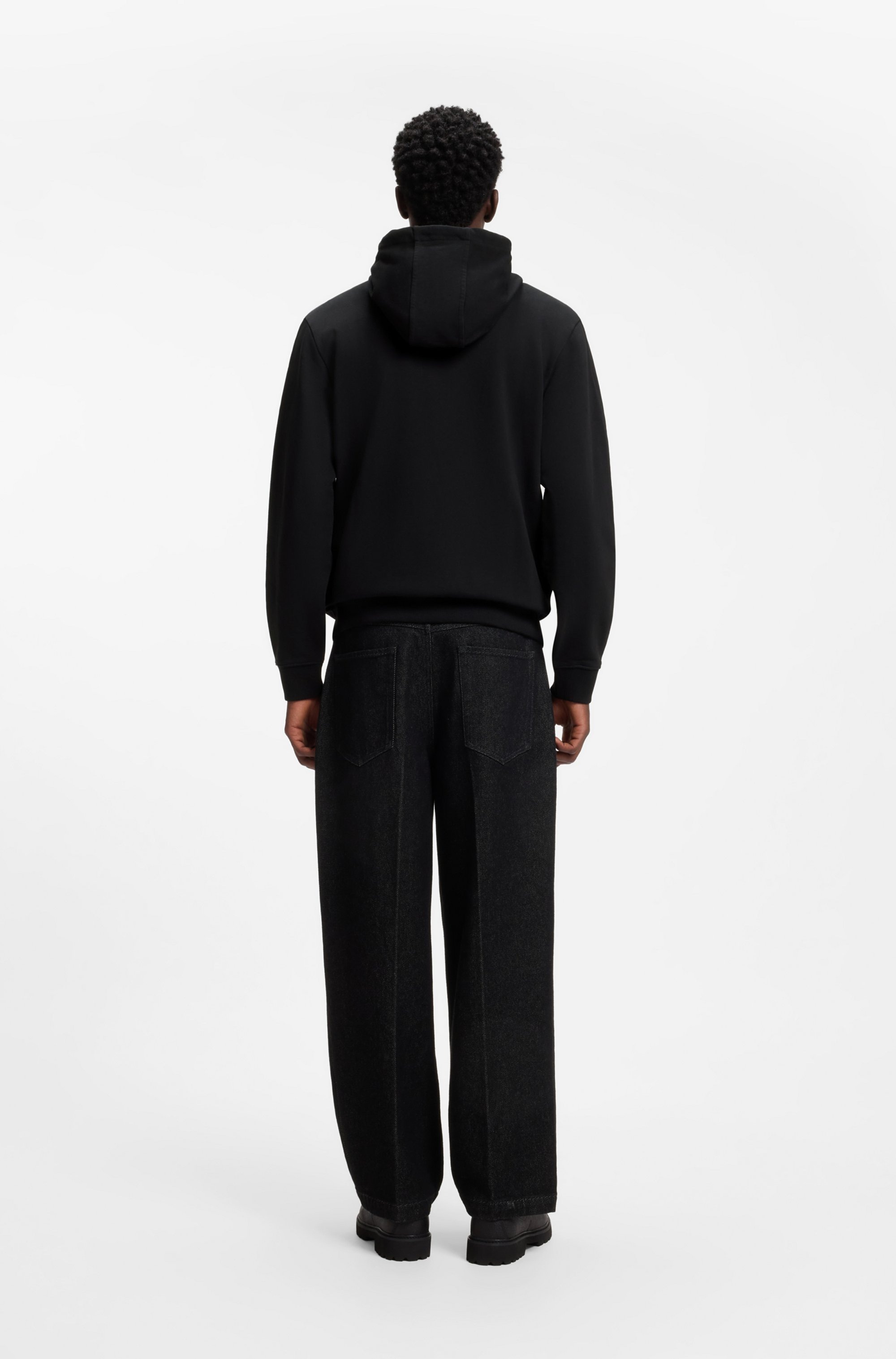 HUGO Kapuzensweatjacke »Daple« Kapuze mit Kordelzug, Regular Fit, HUGO Weblabel