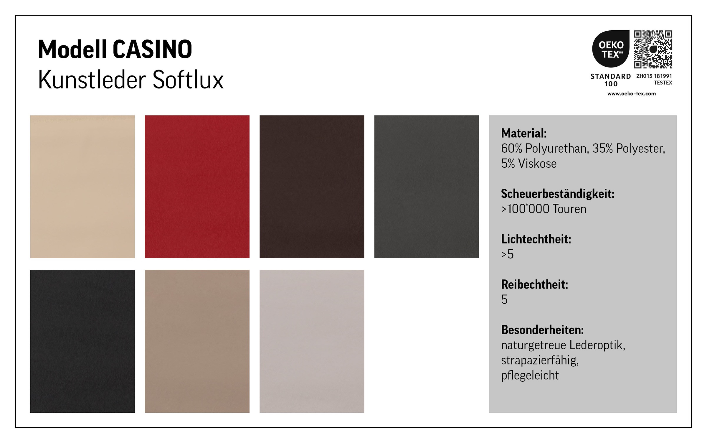 COTTA Fauteuil »SESSEL« ensemble rembourré, également disponible en set
