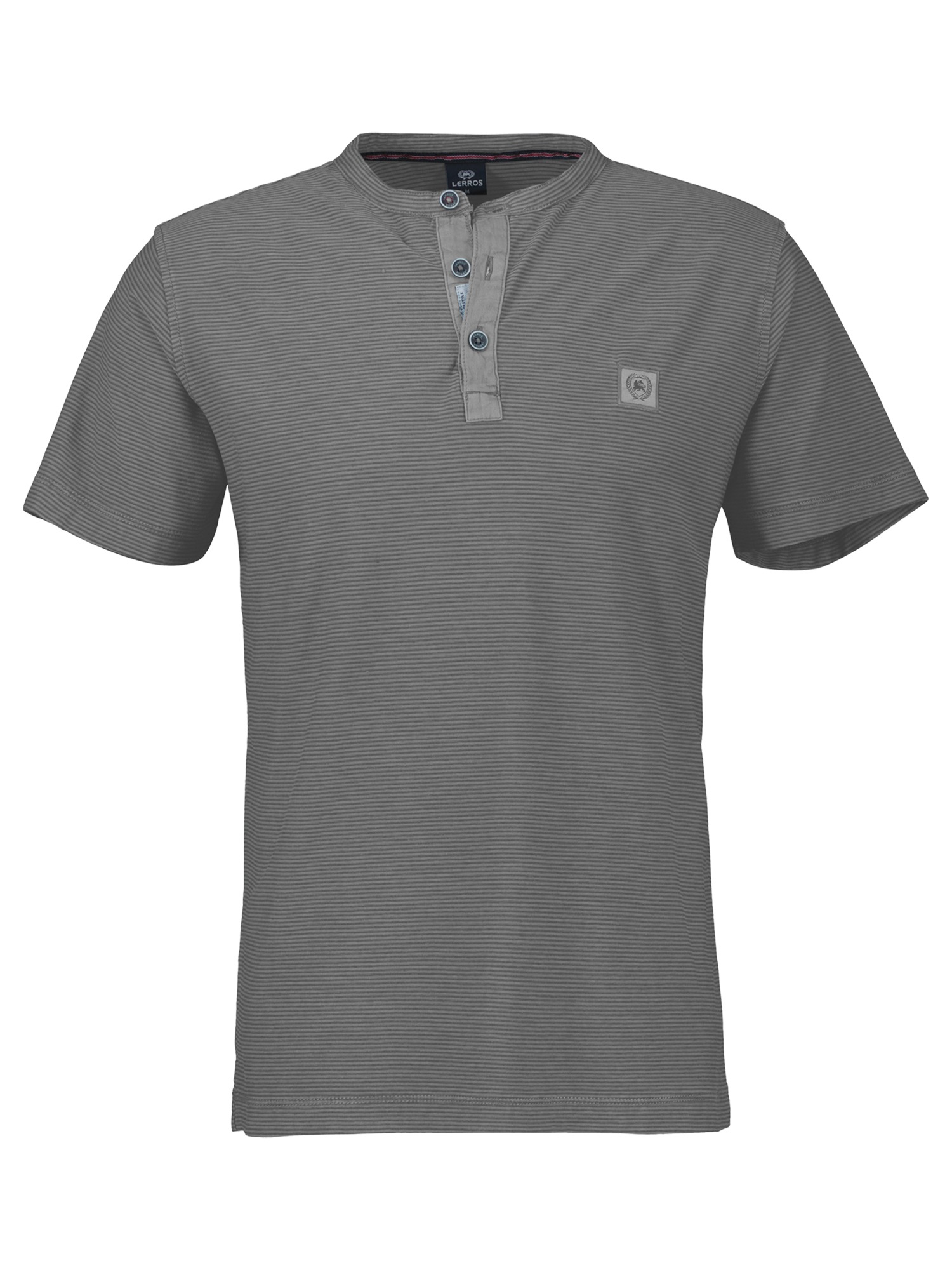 LERROS Henleyshirt »LERROS Herren Serafino-Shirt, gestreift«