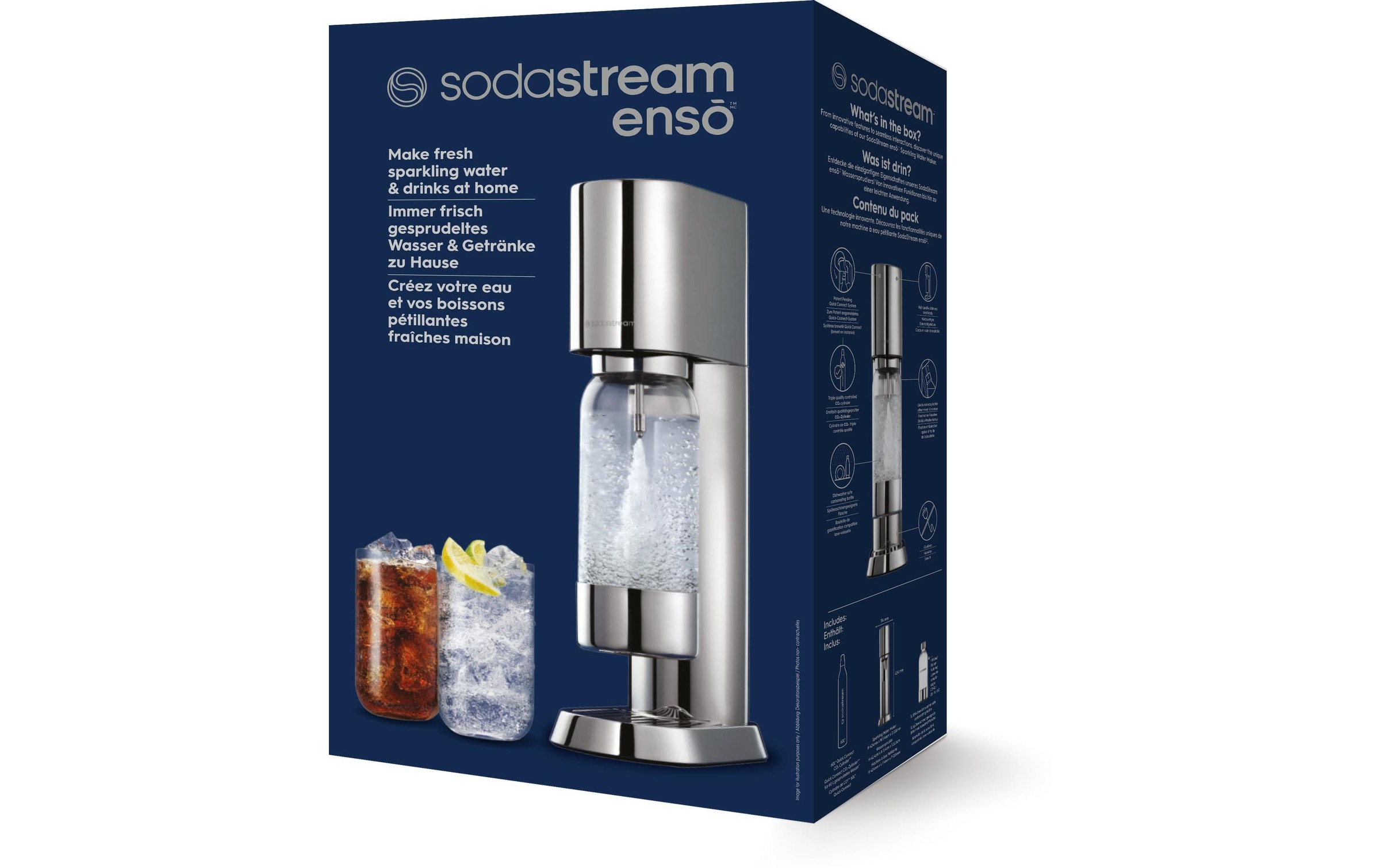 SodaStream Wassersprudler »Enso mit Quickconnect und Flasche«