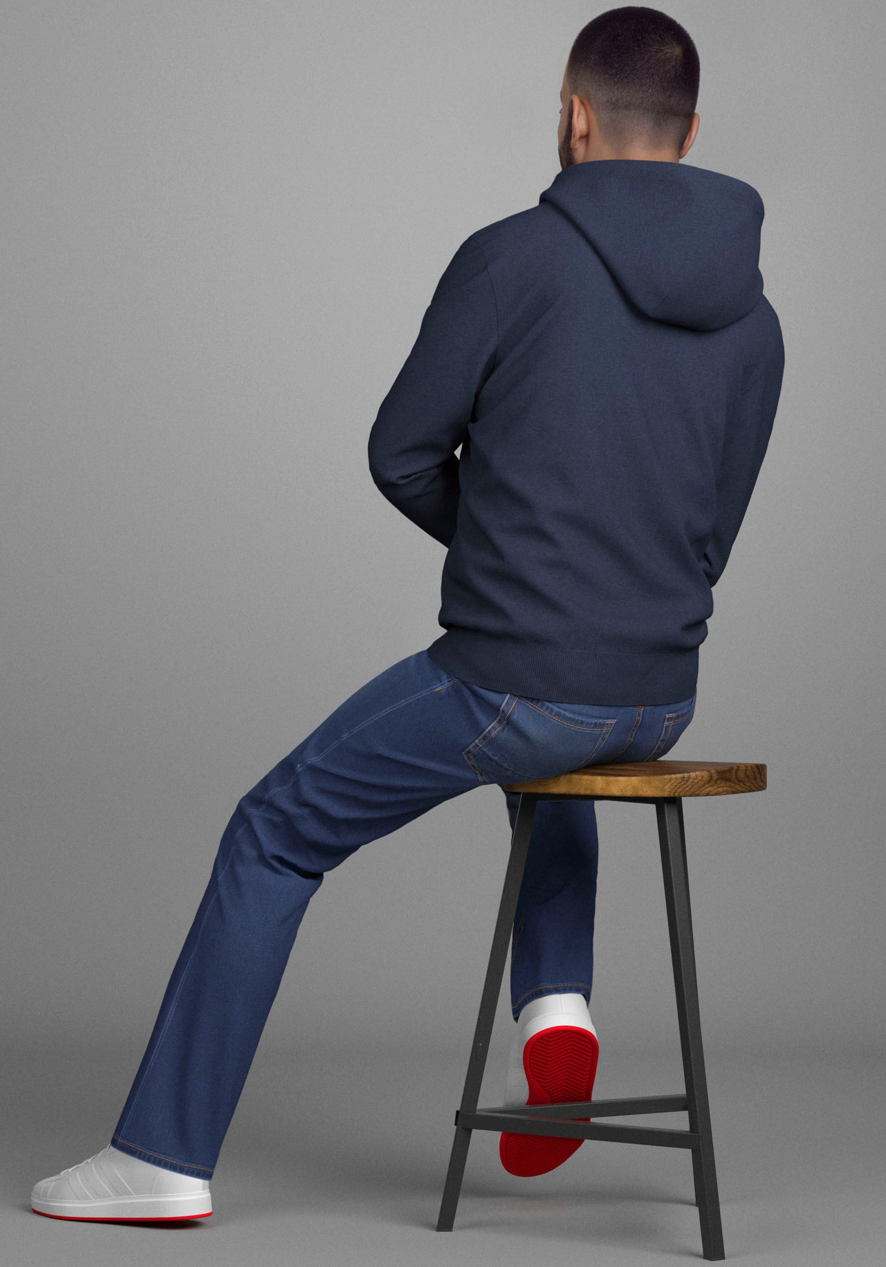 Bruno Banani Veste sweat moderner Brustprint