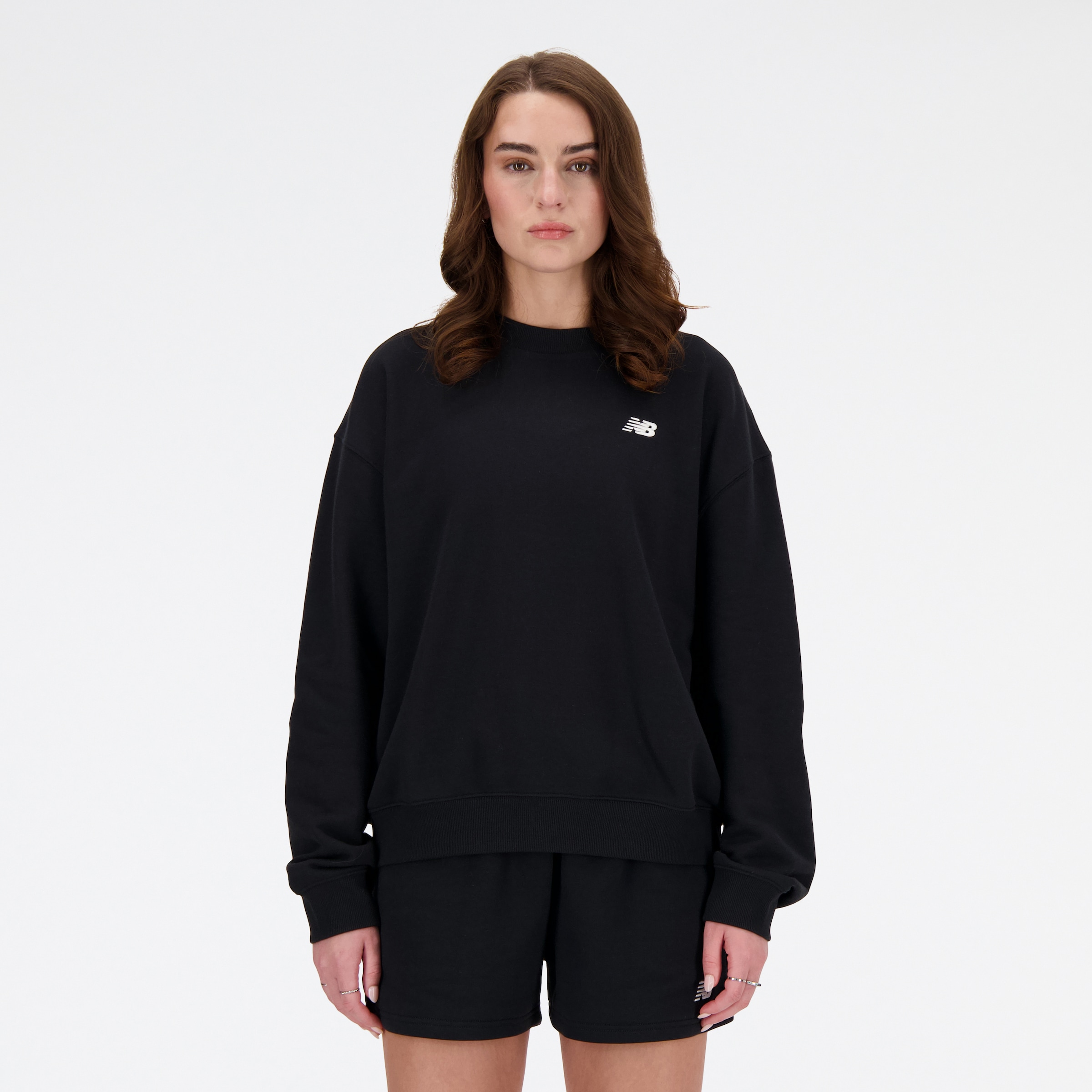 Image of New Balance Sweatshirt "Sport Essentials French Terry Crew", lockere Passform, mit Rundhalsausschnitt