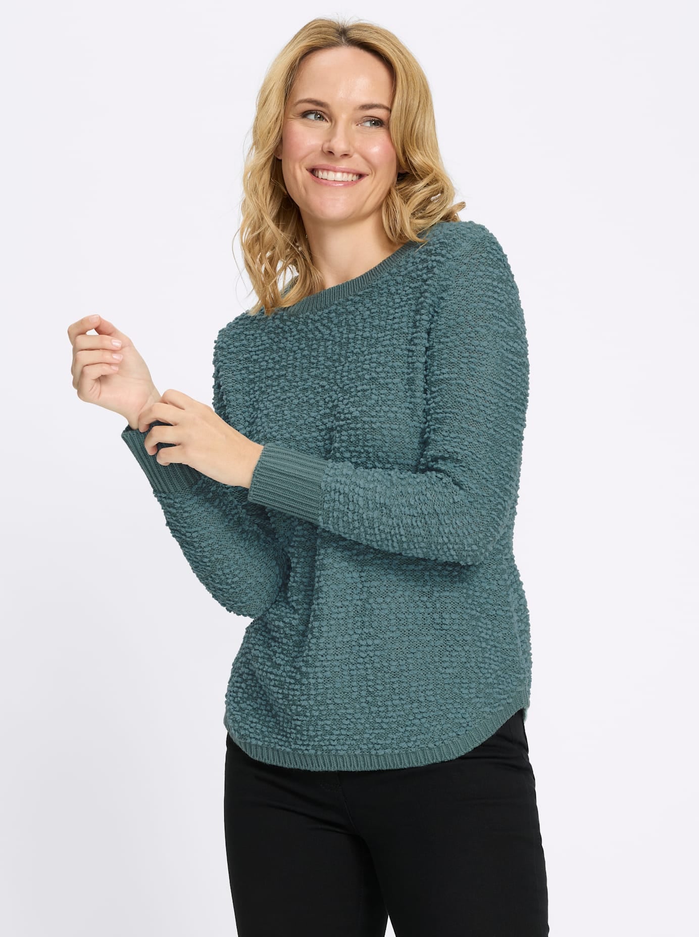Image of Classic Basics Rundhalspullover "Langarm-Pullover"