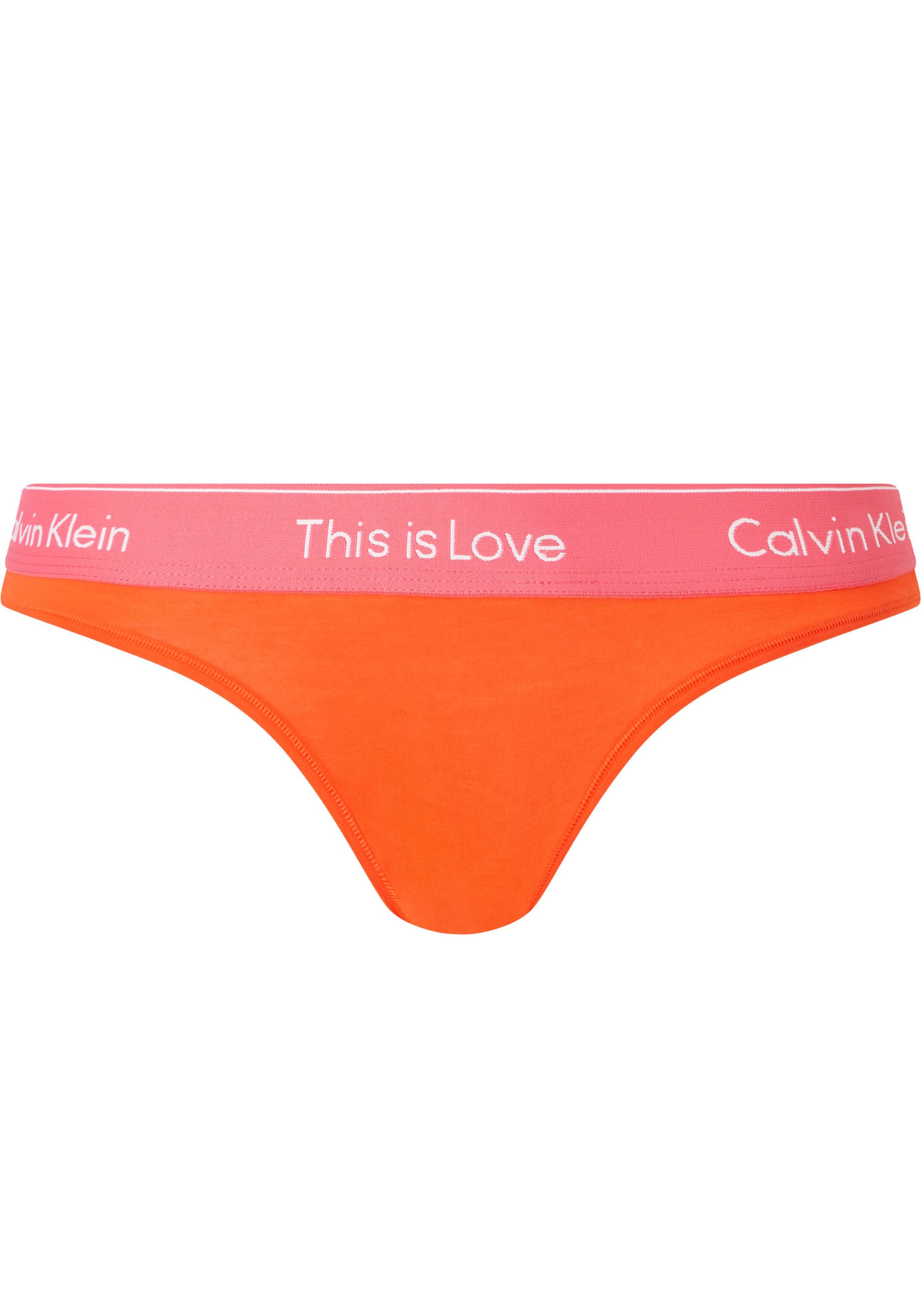 Calvin Klein Underwear String »THONG«, im Colourblocking-Design