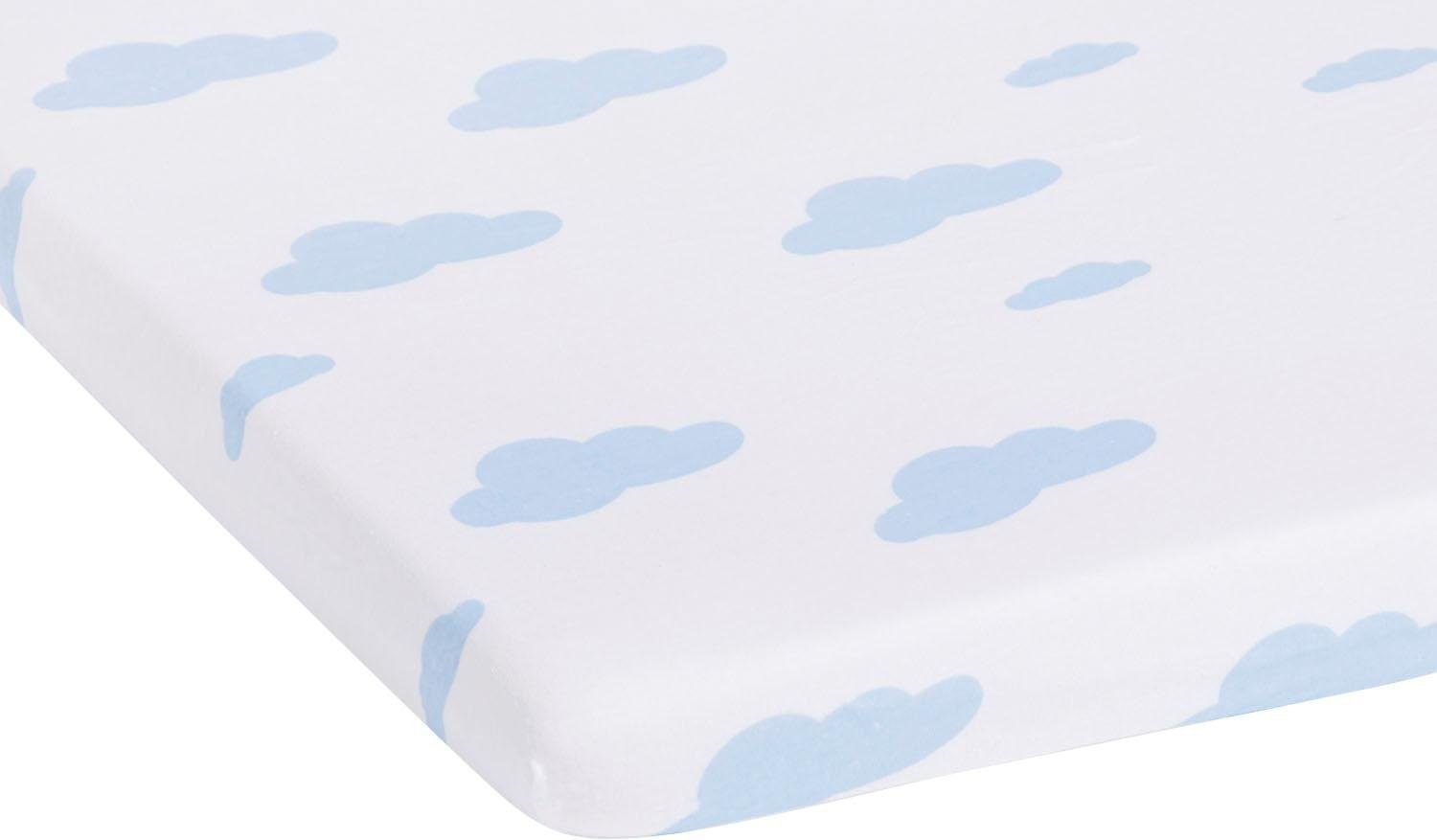 Image of Pinolino® Spannbettlaken »Wölkchen«, (2 St.), im 2-er Pack bei Ackermann Versand Schweiz