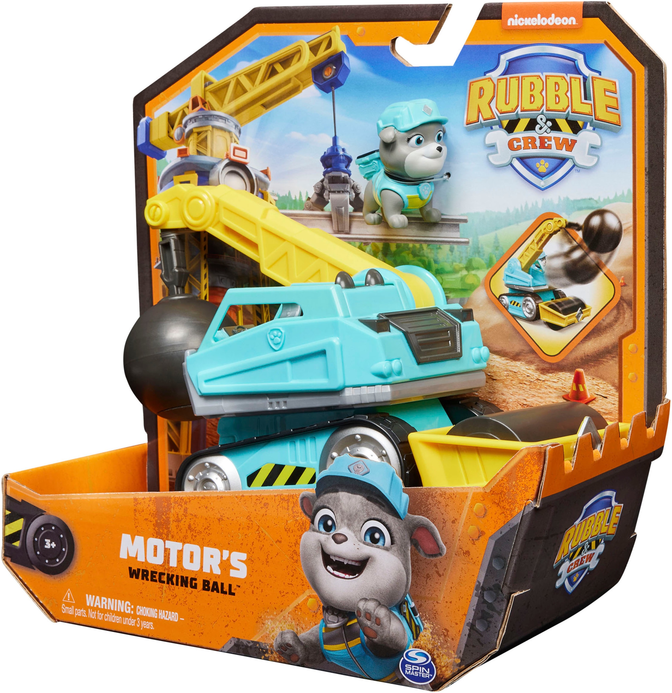 Spin Master Voiture-jouet »Rubble & Crew - Core Vehicle Solid Motor«