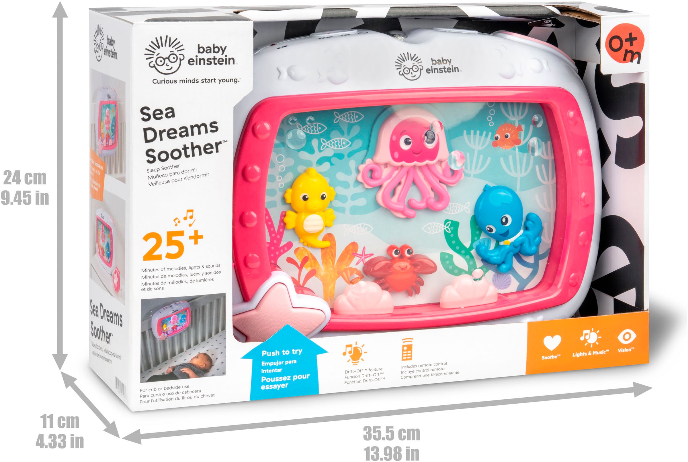 Baby Einstein Nachtlicht »Sea Dreams Soother Sleep Soother« LED-Modul blau inklusive Fernbedienung