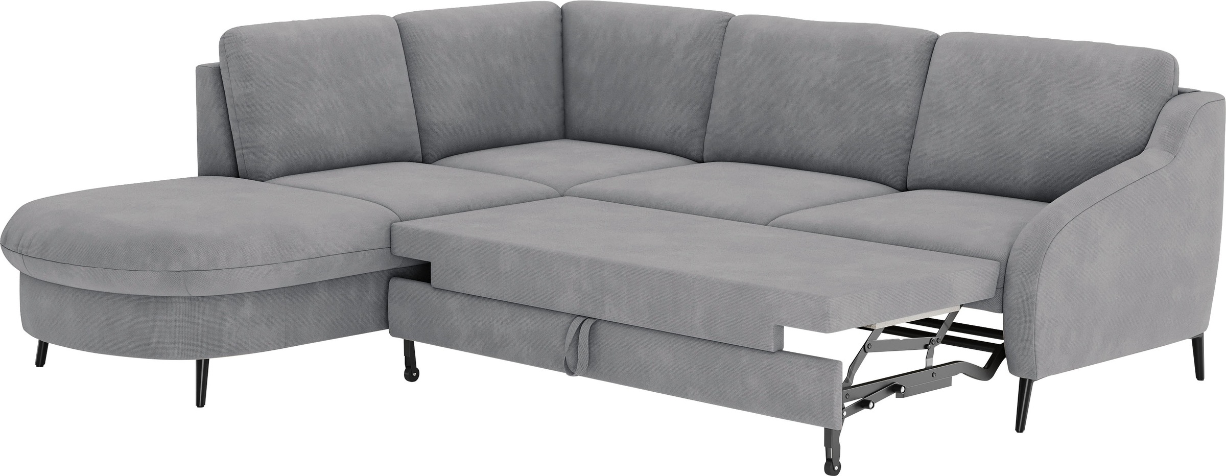 sit&more Ecksofa »Soul L-Form«, wahlweise mit Bettfunktion und Bettkasten oder Schubkasten