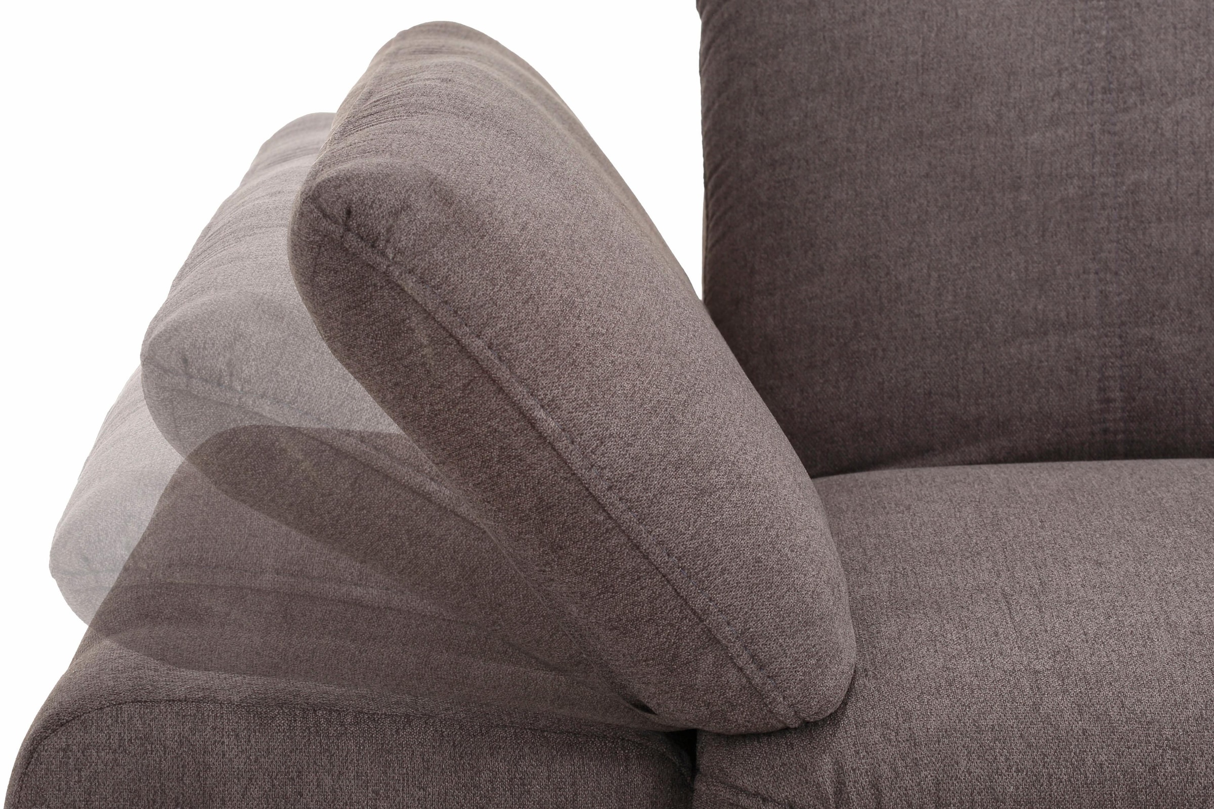 Home affaire 2,5-places »Bergamo Multifunktions-Couch, elegant und komfortabel« mit Armlehn-und Rückenfunktion, Federkern