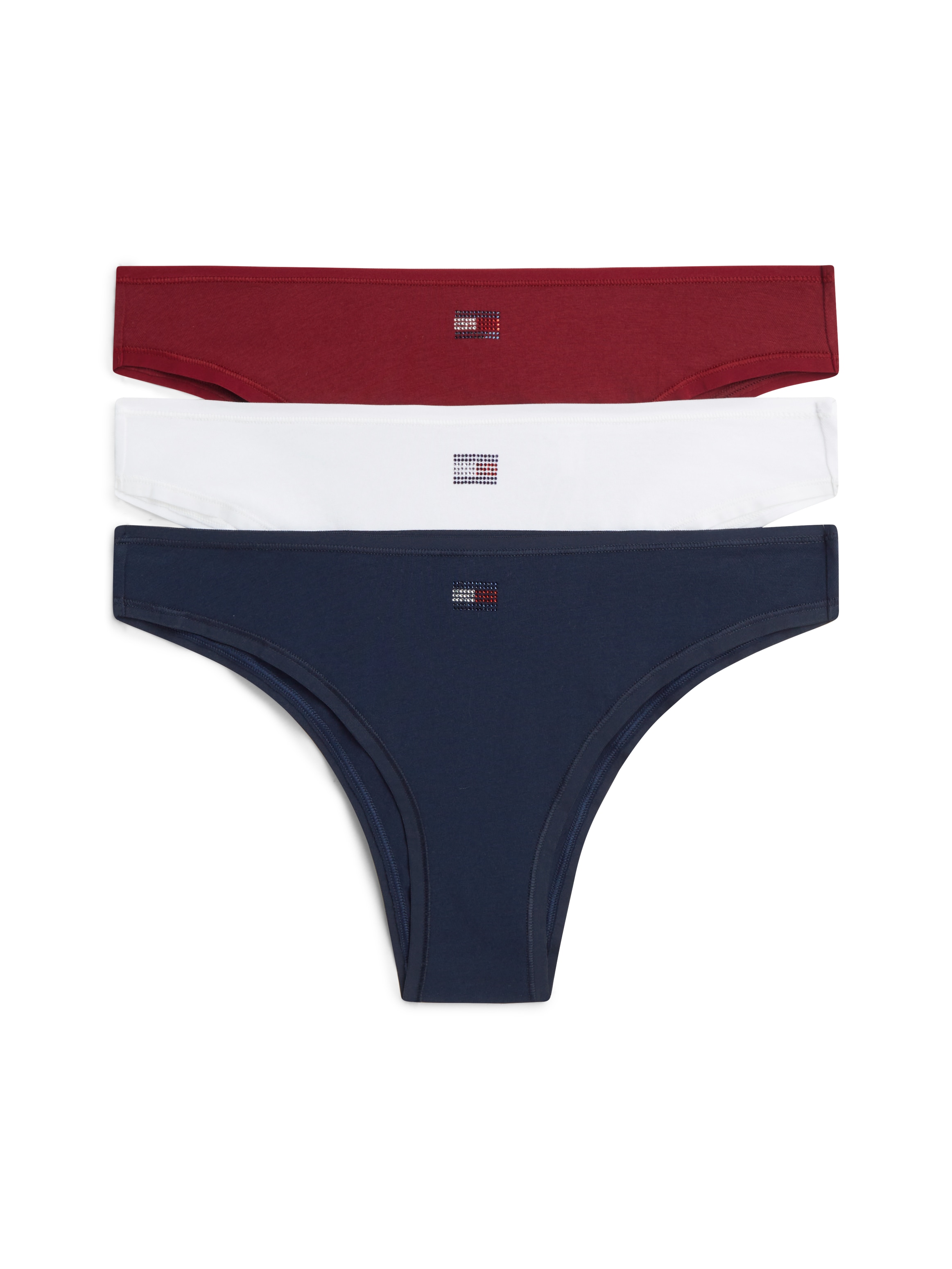 Image of Tommy Hilfiger Underwear Brasilslip "GIFT 3 PACK RHINESTONE" 3 Stk. inklusive Geschenkbox