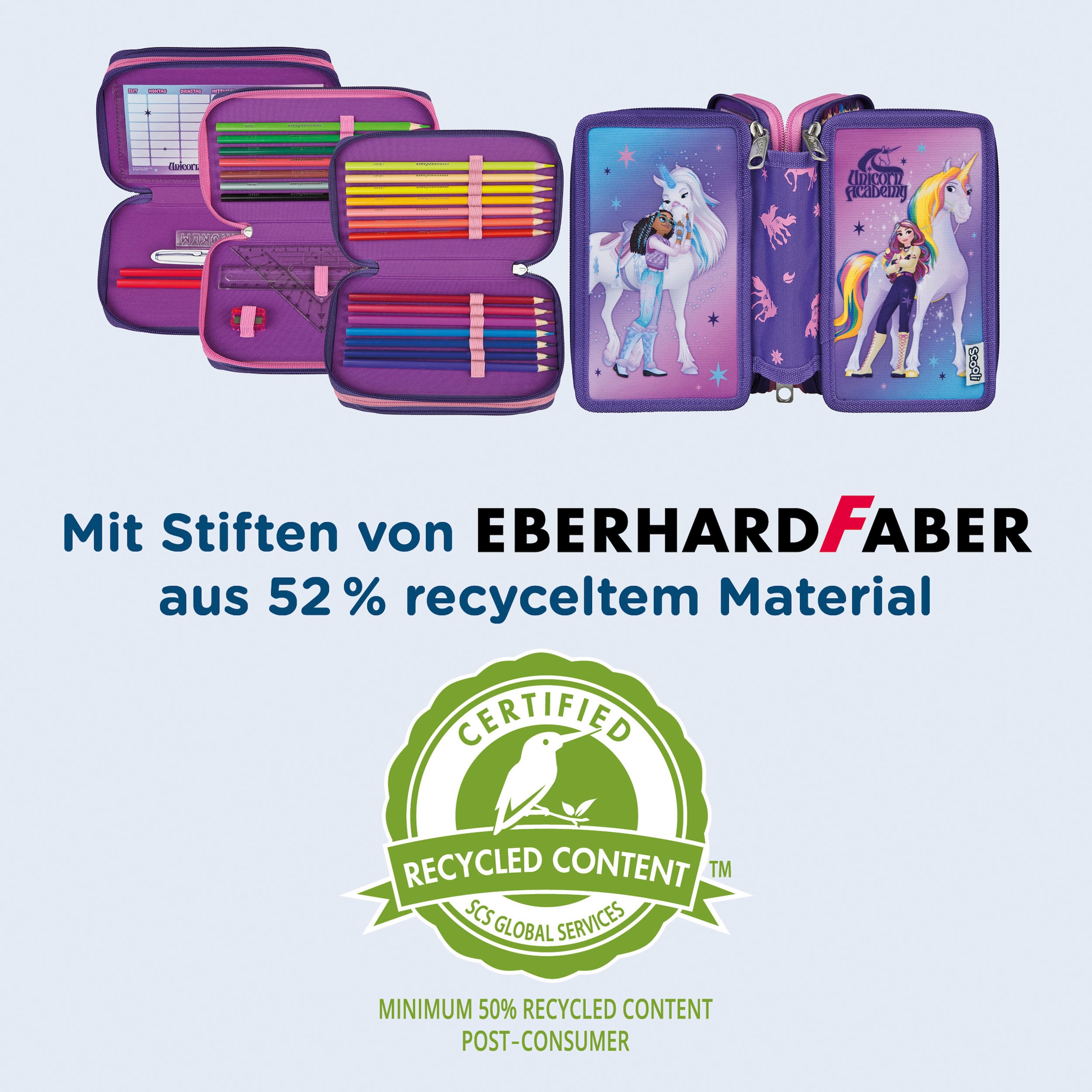 Scooli Trousse à crayons »Tripledecker«