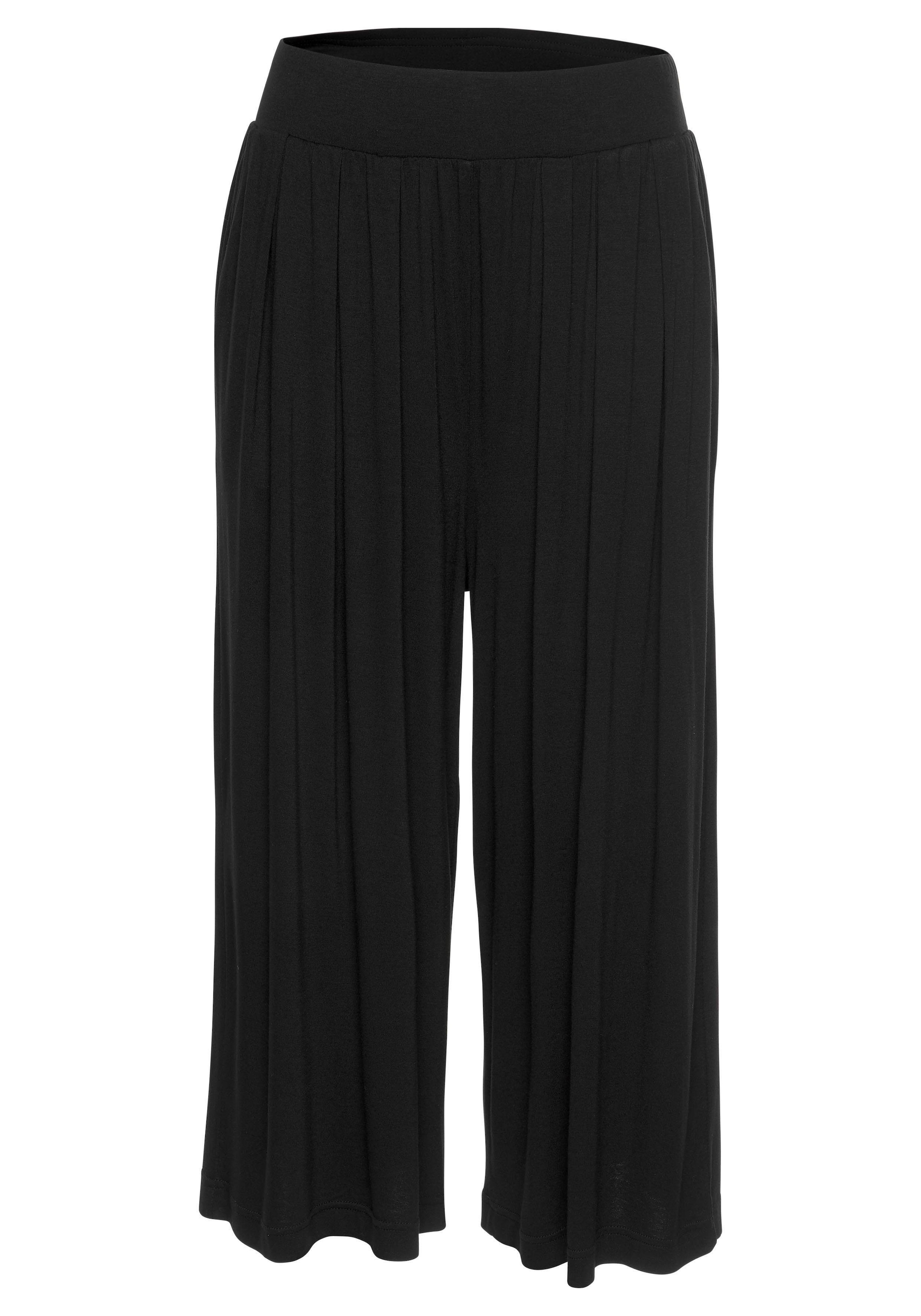 LASCANA Culotte, mit extra-weitem Bein und Taschen, bequeme Jerseyhose