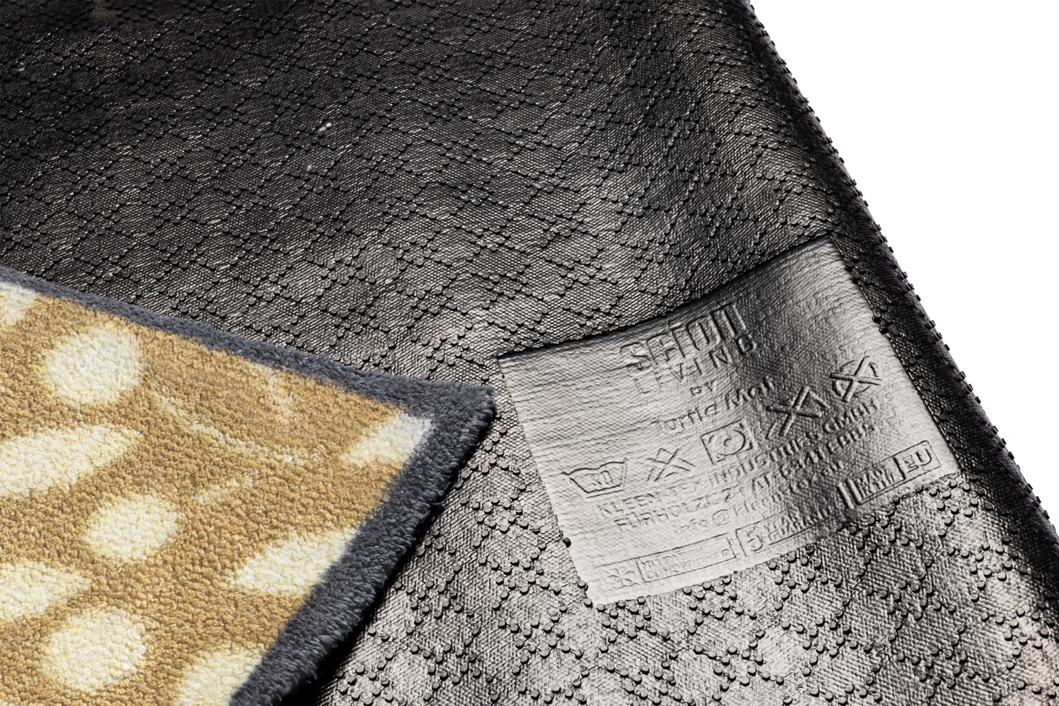 Turtle Mat Tapis de sol »Looting Fruits Neutral« Rectangulaire 9 mm Höhe