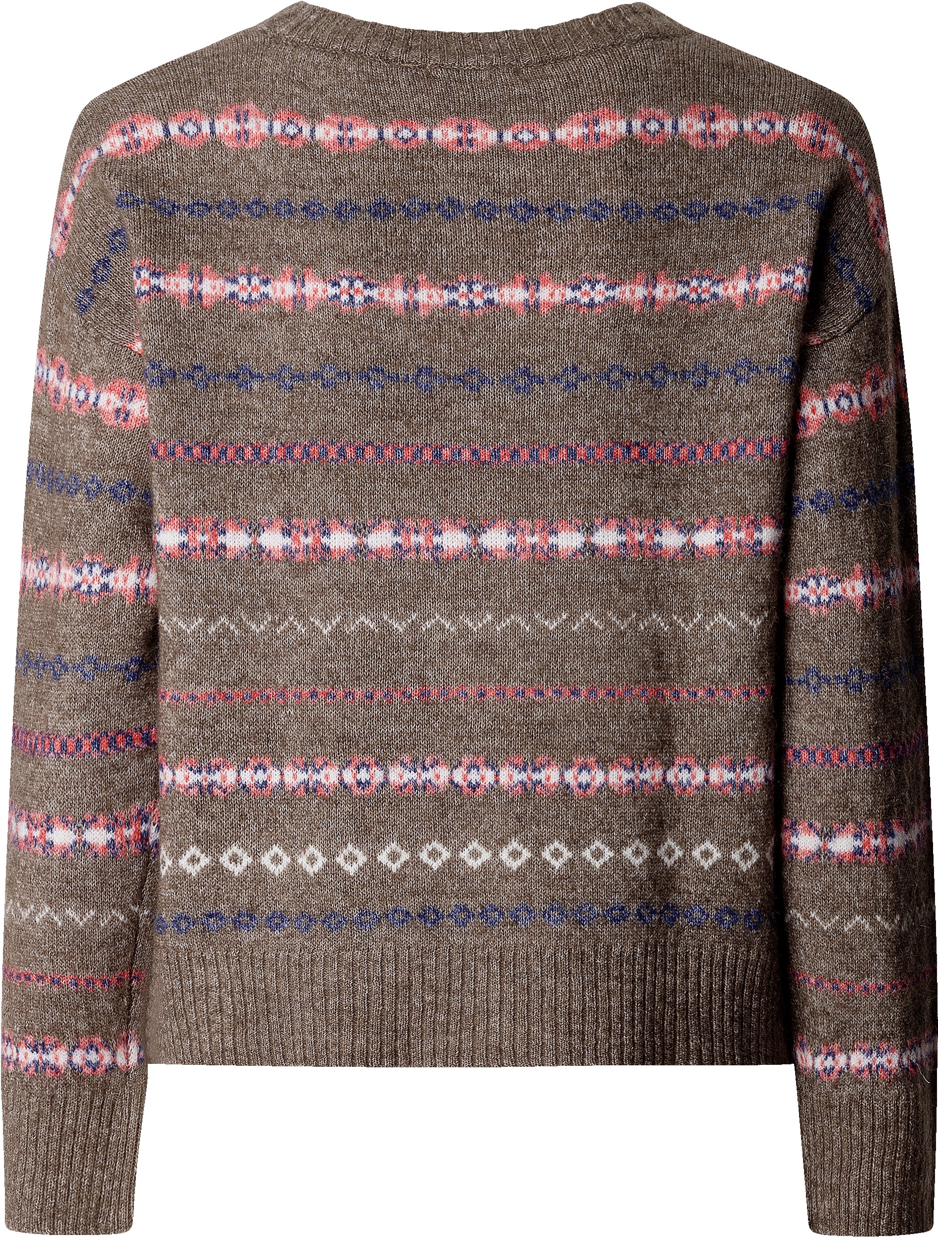 Pepe Jeans Pull en tricot »ALAINA SWEATER« mit Jacquardmuster, Materialmix