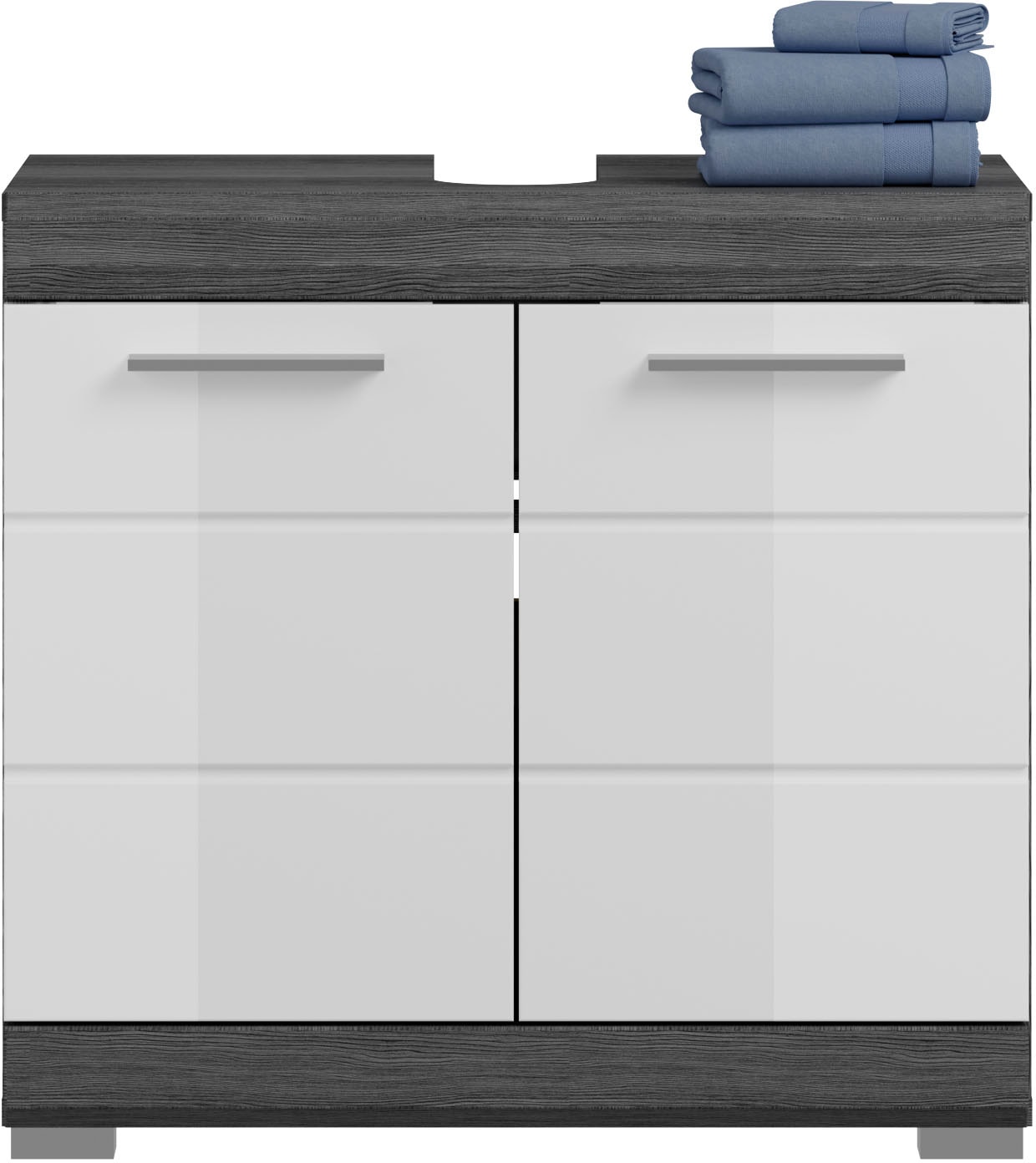 INOSIGN Badmöbel-Set »Siena, 4 teilig, bestehend aus:«, (Set, 4 St.), Waschbeckenunterschrank, Spiegelschrank, Unterschrank, Hängeschrank