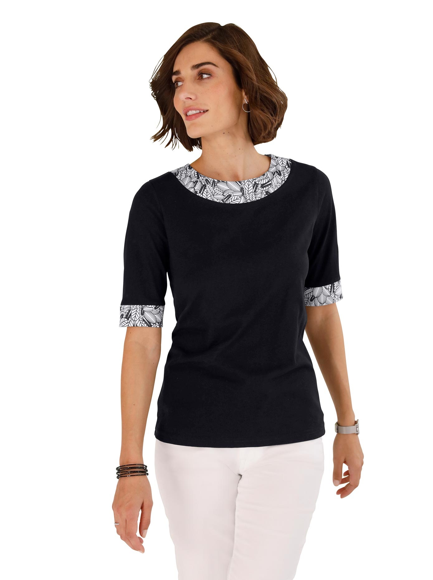 Image of Classic Basics T-Shirt »Set: Shirt+Weste«, (2 tlg.) bei Ackermann Versand Schweiz