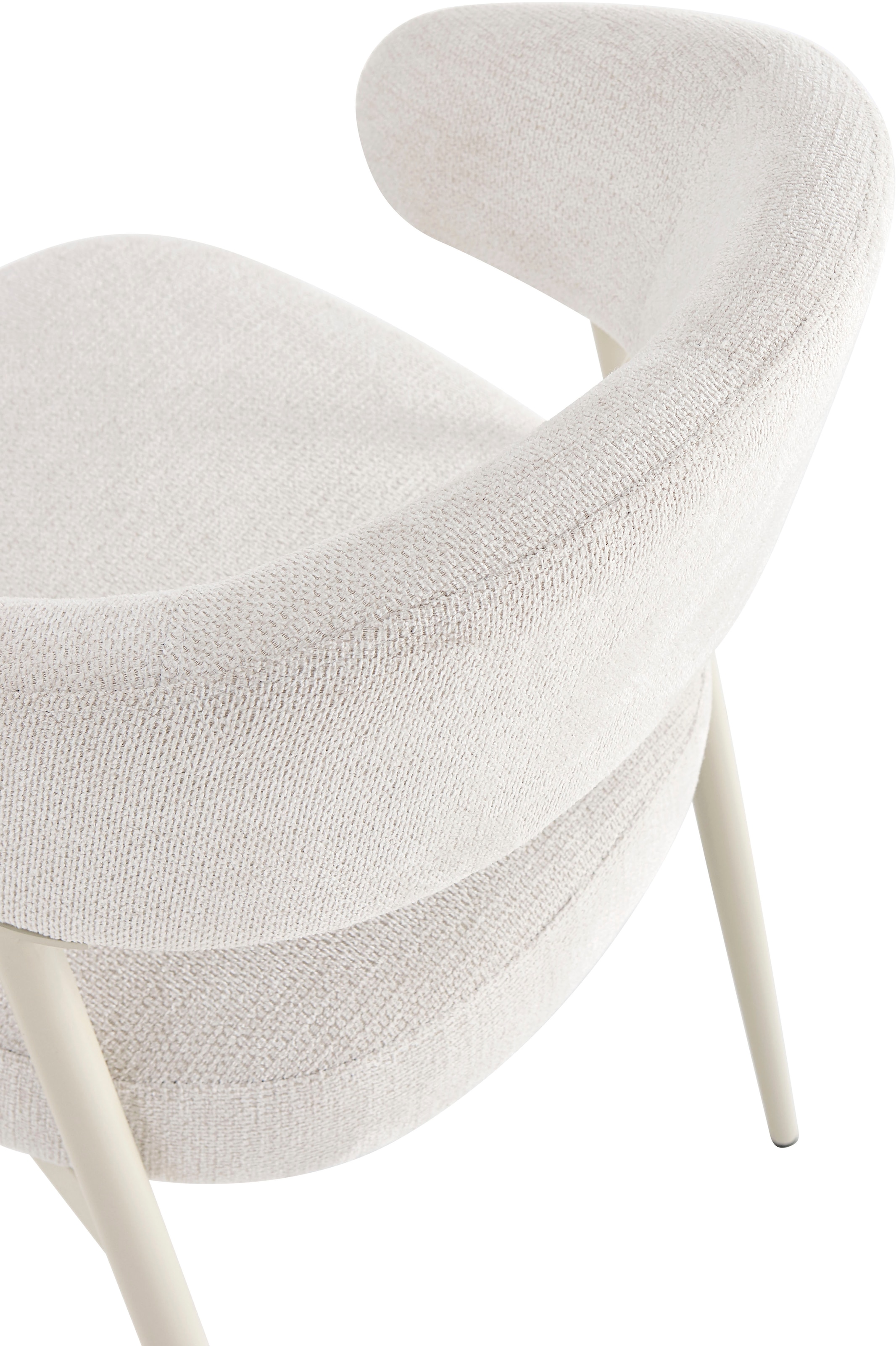 HELA Chaise à 4 pieds »GUARDA« () 1 cuis4-Fuss, Gestell Perlweiss, Komfortsitz mit Federkorb