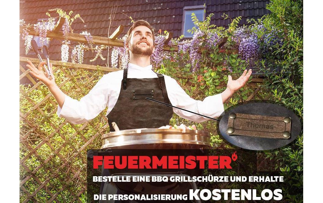 Grillschürze »Feuermeister Feuermeister Grillschürze Antikleder, Gr.3«