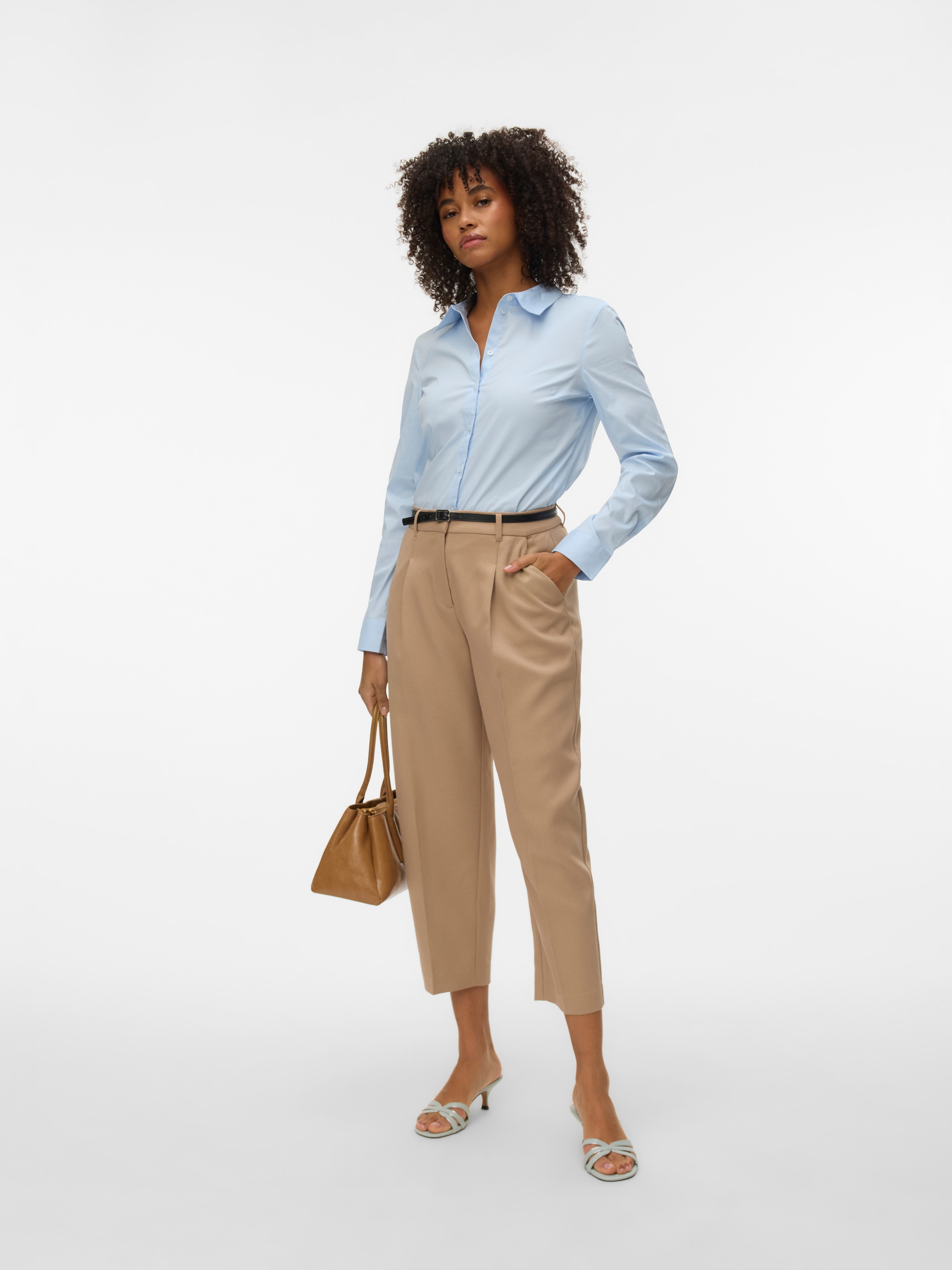 Vero Moda Langarmbluse »VMSOPHIE LS SHIRT WVN NOOS« Baumwollmischung, regular fit