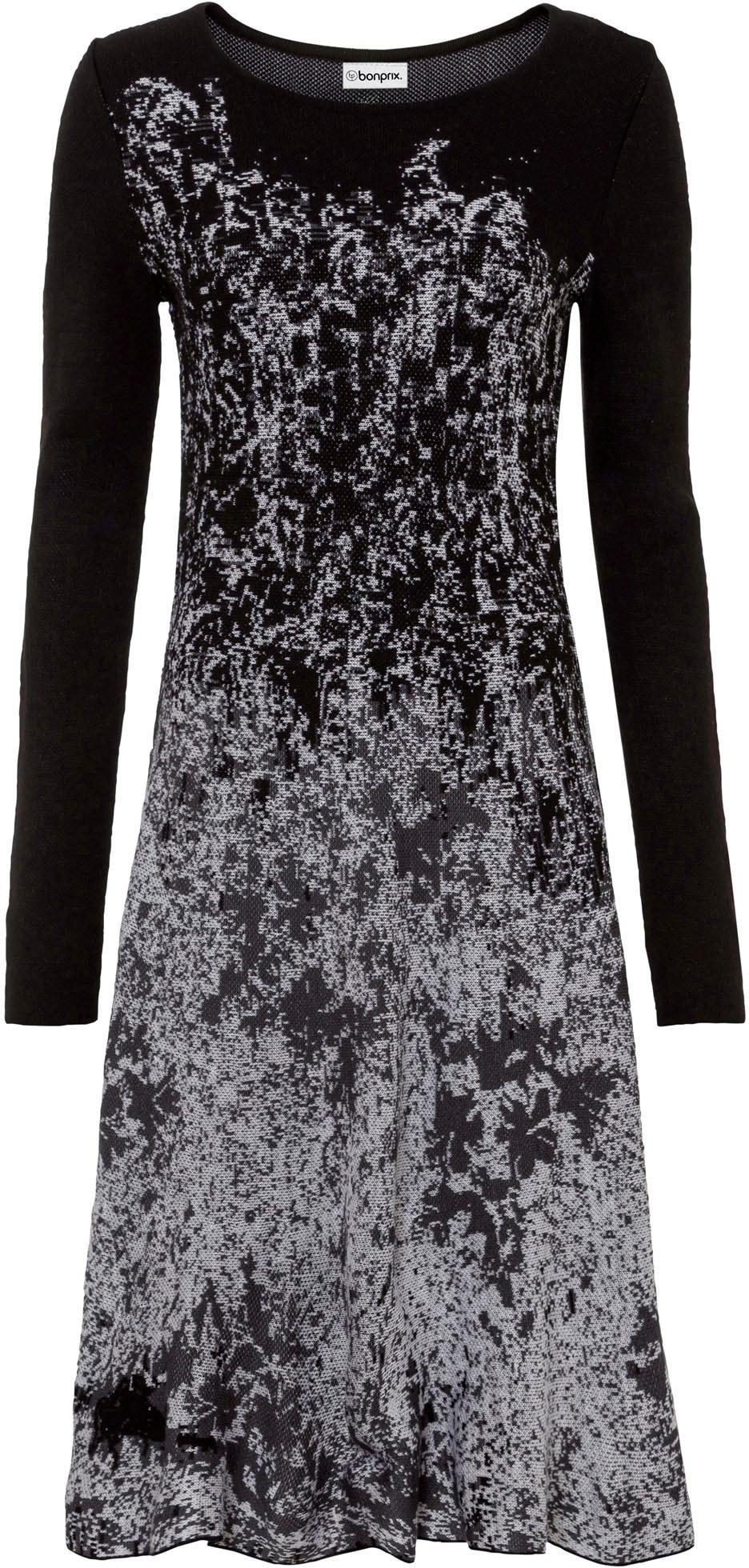 bonprix Robe en tricot für besondere Anlässe, aus Polyacryl, ausgestellter Rock