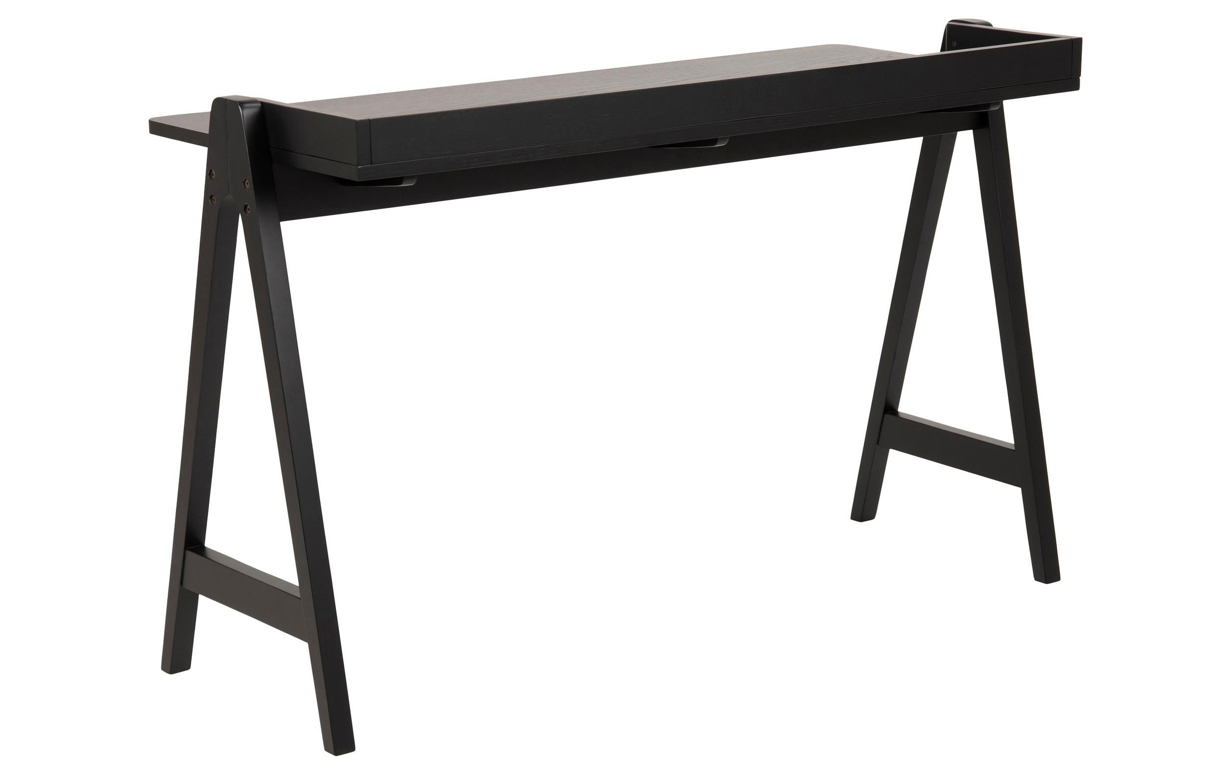 Miso Office Desk in Black, Black