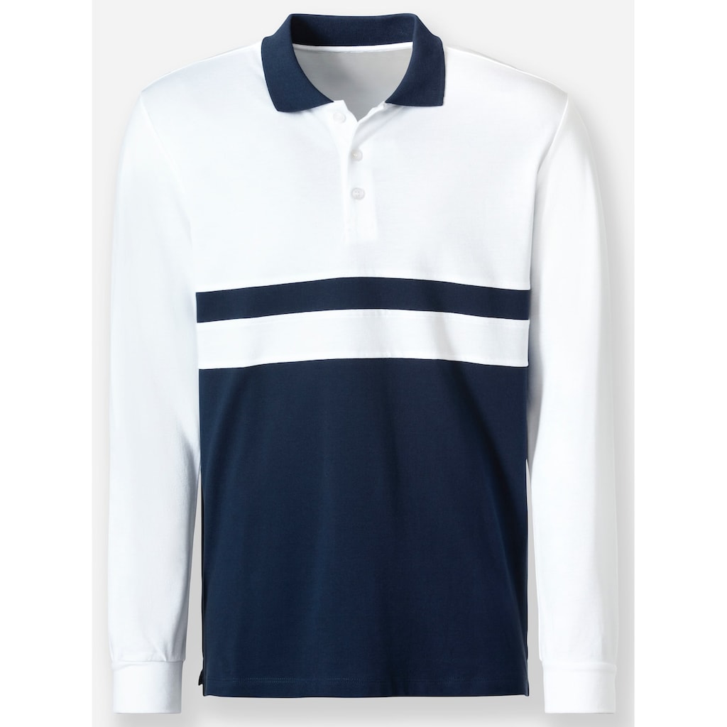 Poloshirt »Langarm-Shirt«, (1 tlg.)