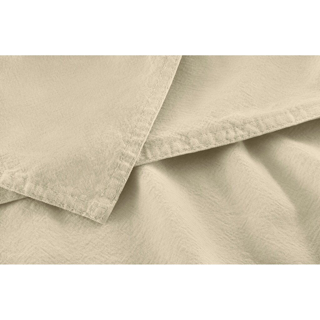 Primera Bettwäsche »Summer-Set Stone-Washed, Kissenbezug + Tuch«, (2 tlg.), die perfekte Lösung für heisse Nächte