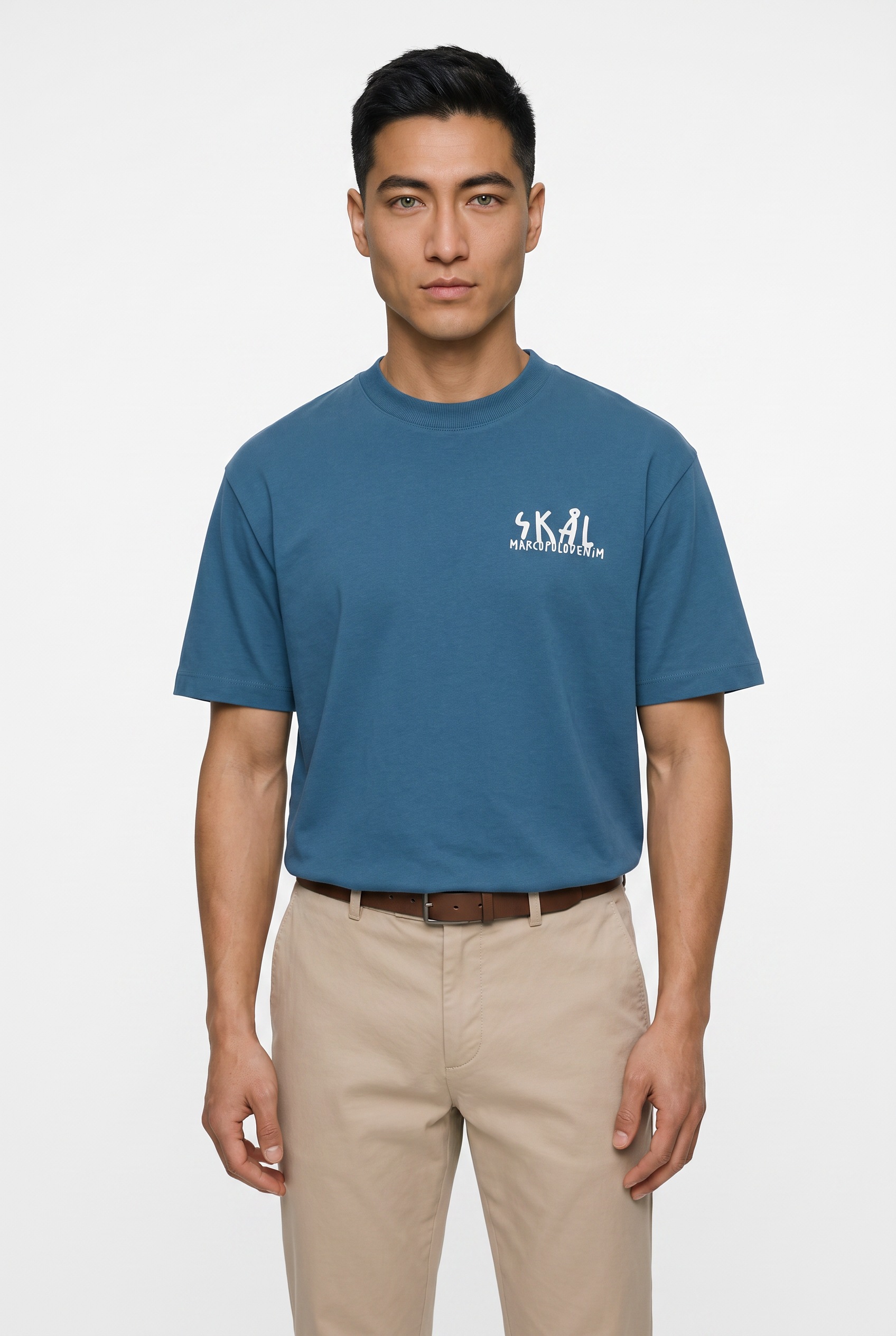 Image of Marc OPolo DENIM T-Shirt Crayfish Capsule, Backprint, Relaxed Fit mit Rückenprint