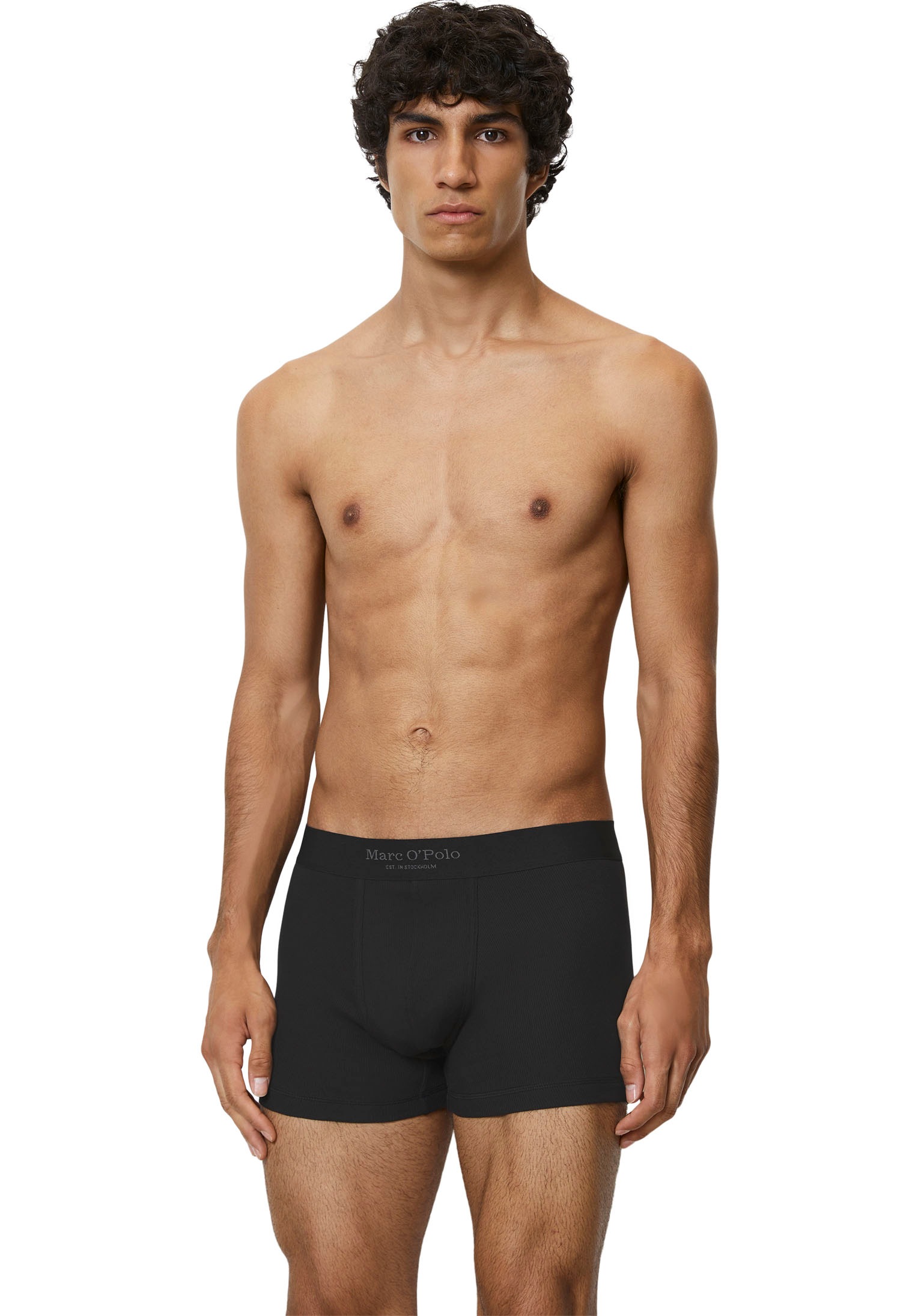 Marc O'Polo Trunk »Iconic Rib«, (2er Pack), mit elastischem Logobund